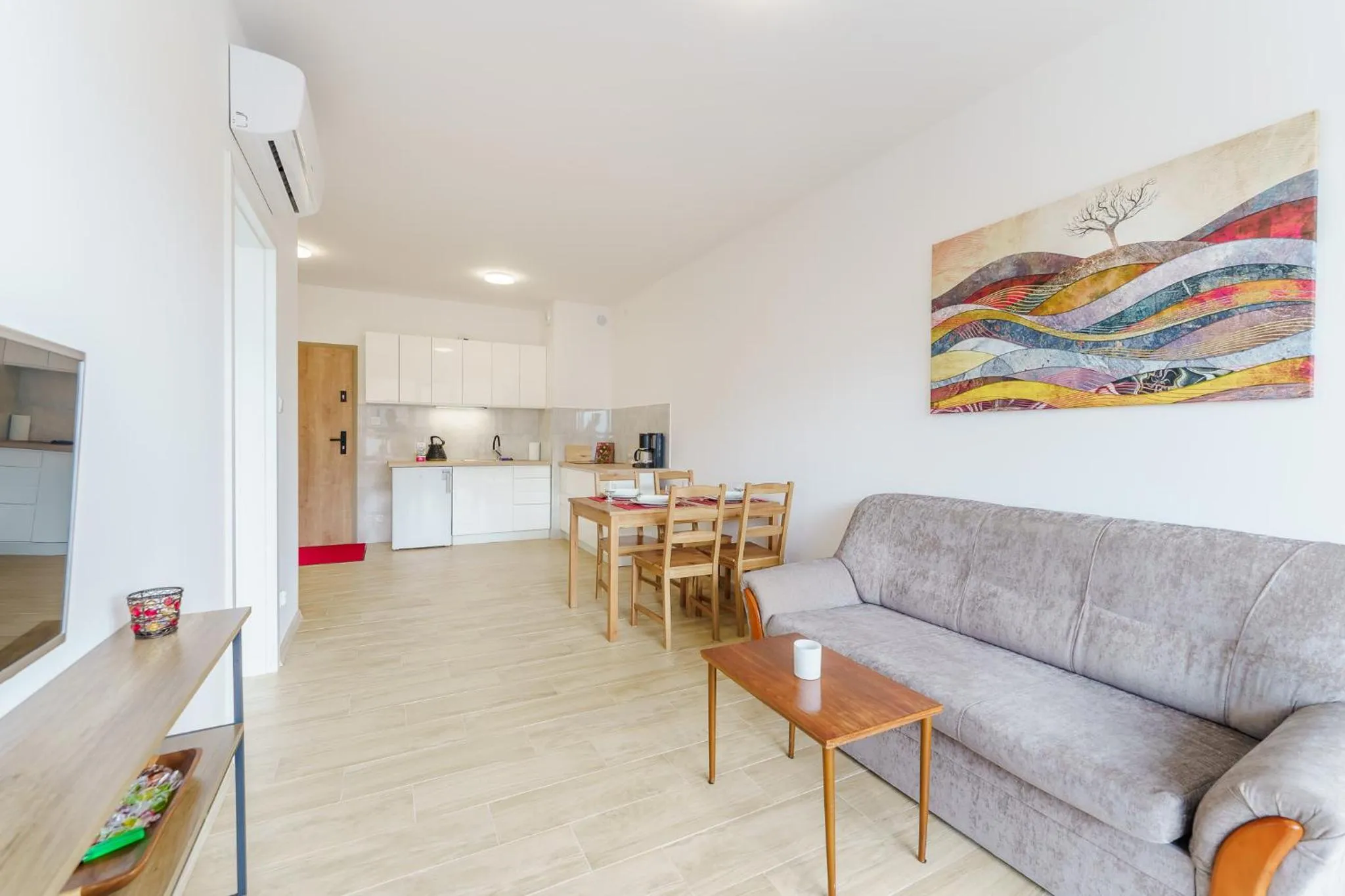 Living room in Ustronie Apartments 20 m do plaży