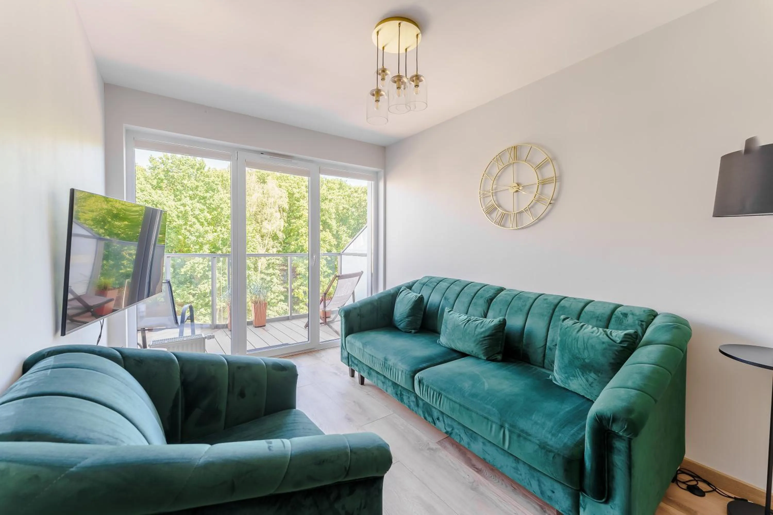 Seating area in Ustronie Apartments 20 m do plaży