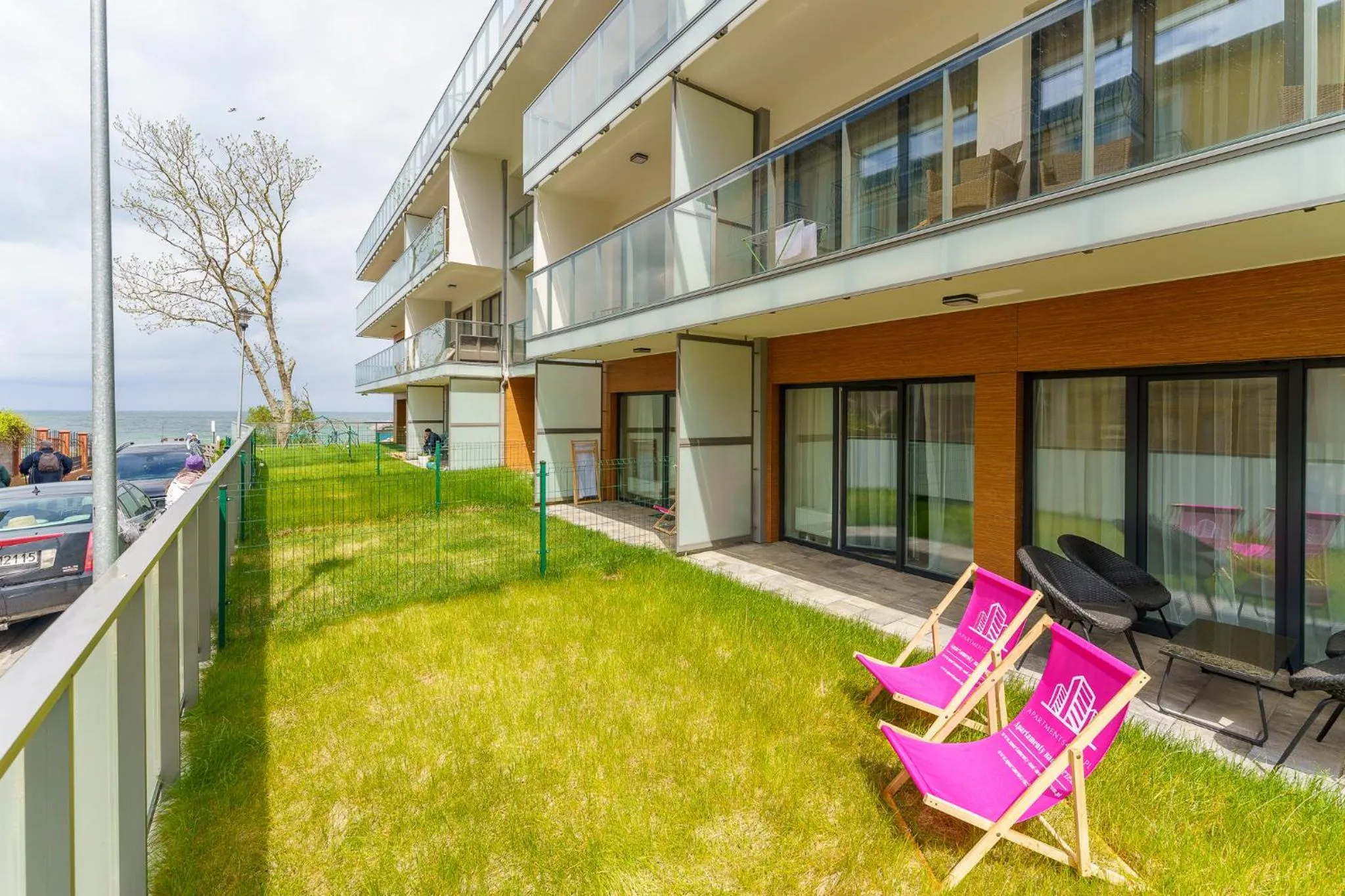 Balcony/Terrace in Ustronie Apartments 20 m do plaży