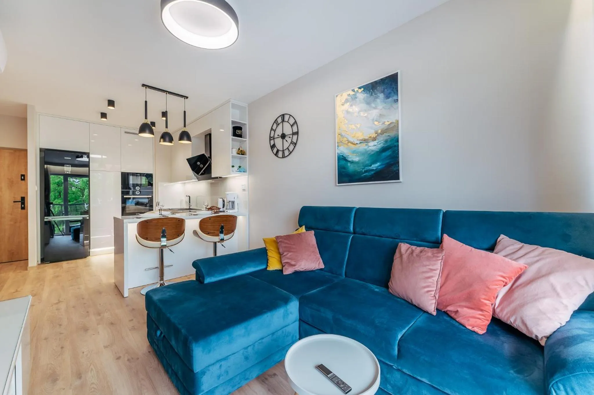 Living room in Ustronie Apartments 20 m do plaży