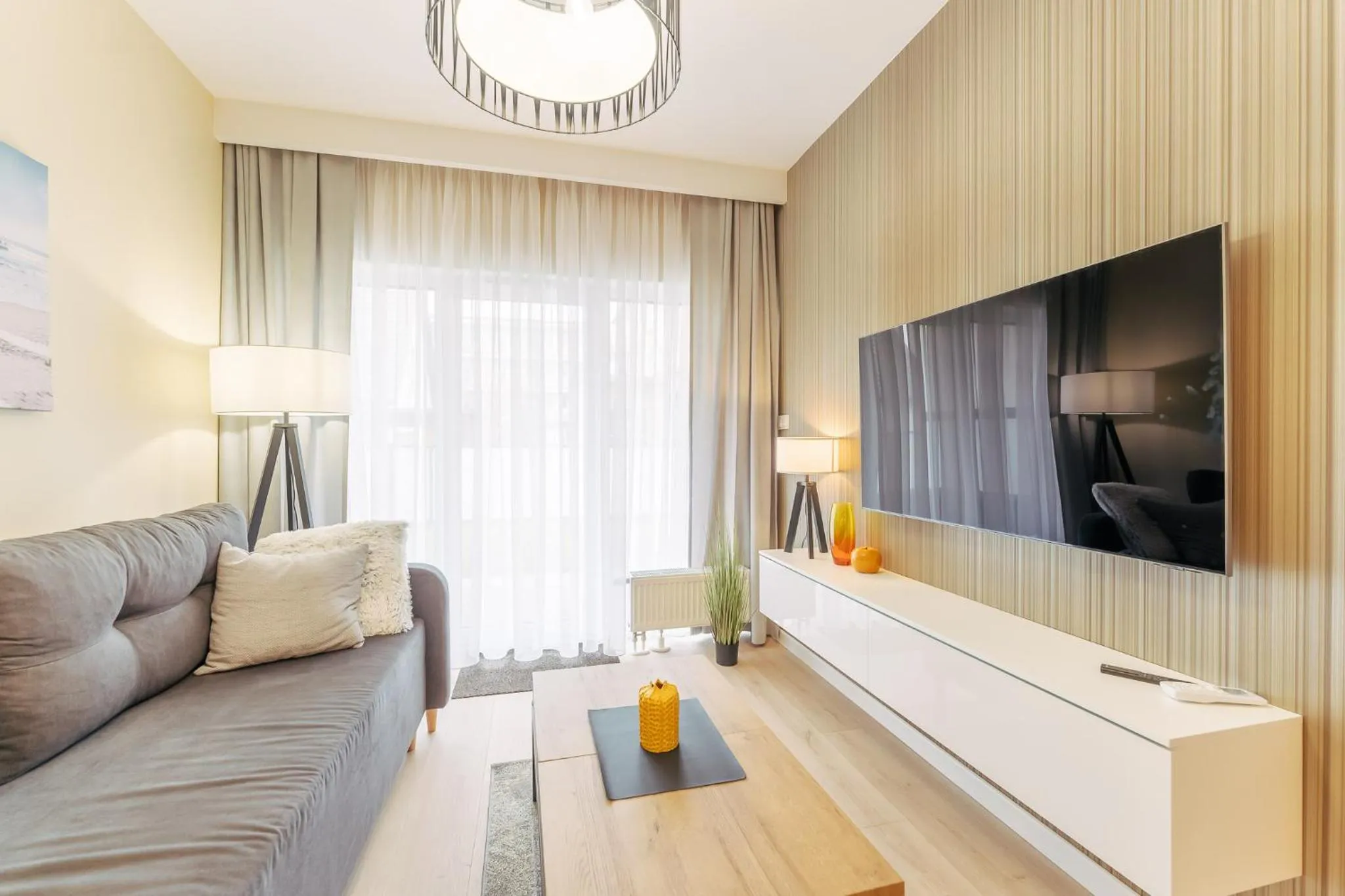 Living room in Ustronie Apartments 20 m do plaży