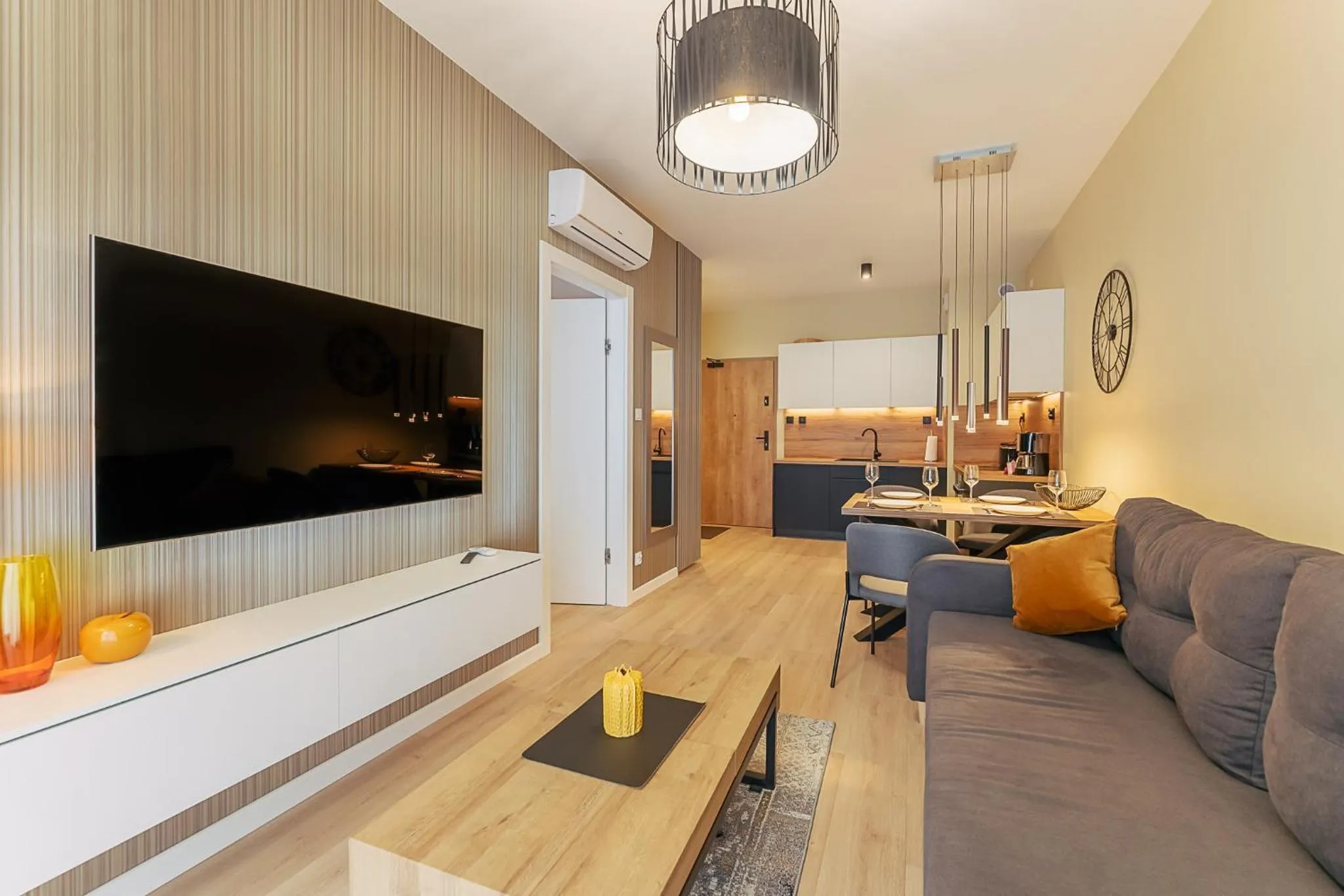 Communal lounge/ TV room in Ustronie Apartments 20 m do plaży