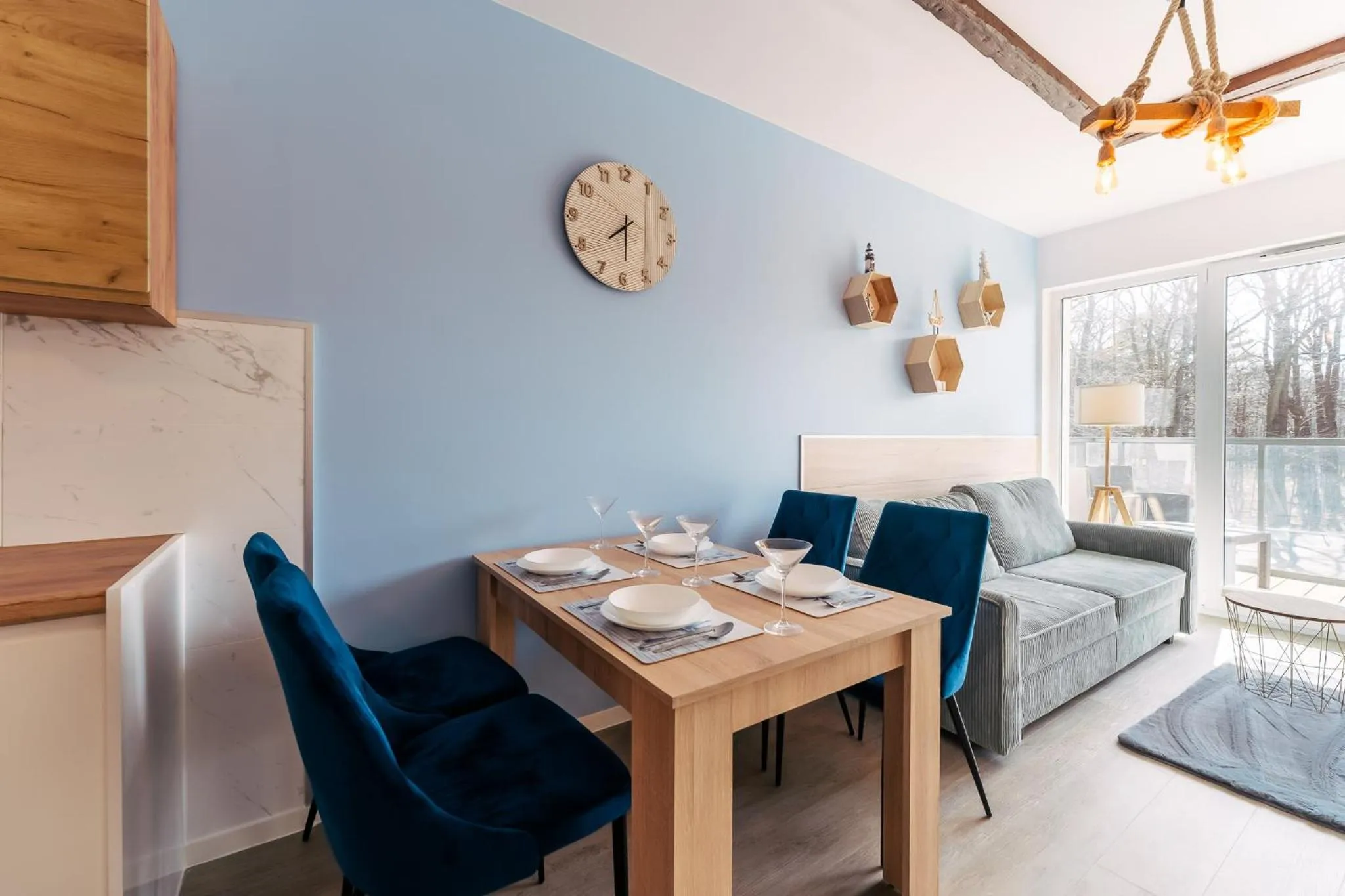 Living room in Ustronie Apartments 20 m do plaży