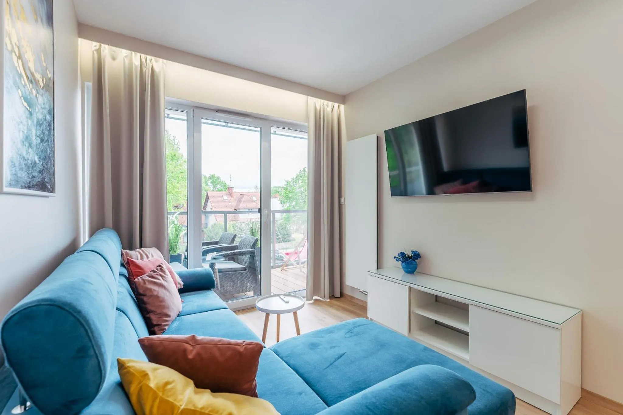 Living room in Ustronie Apartments 20 m do plaży