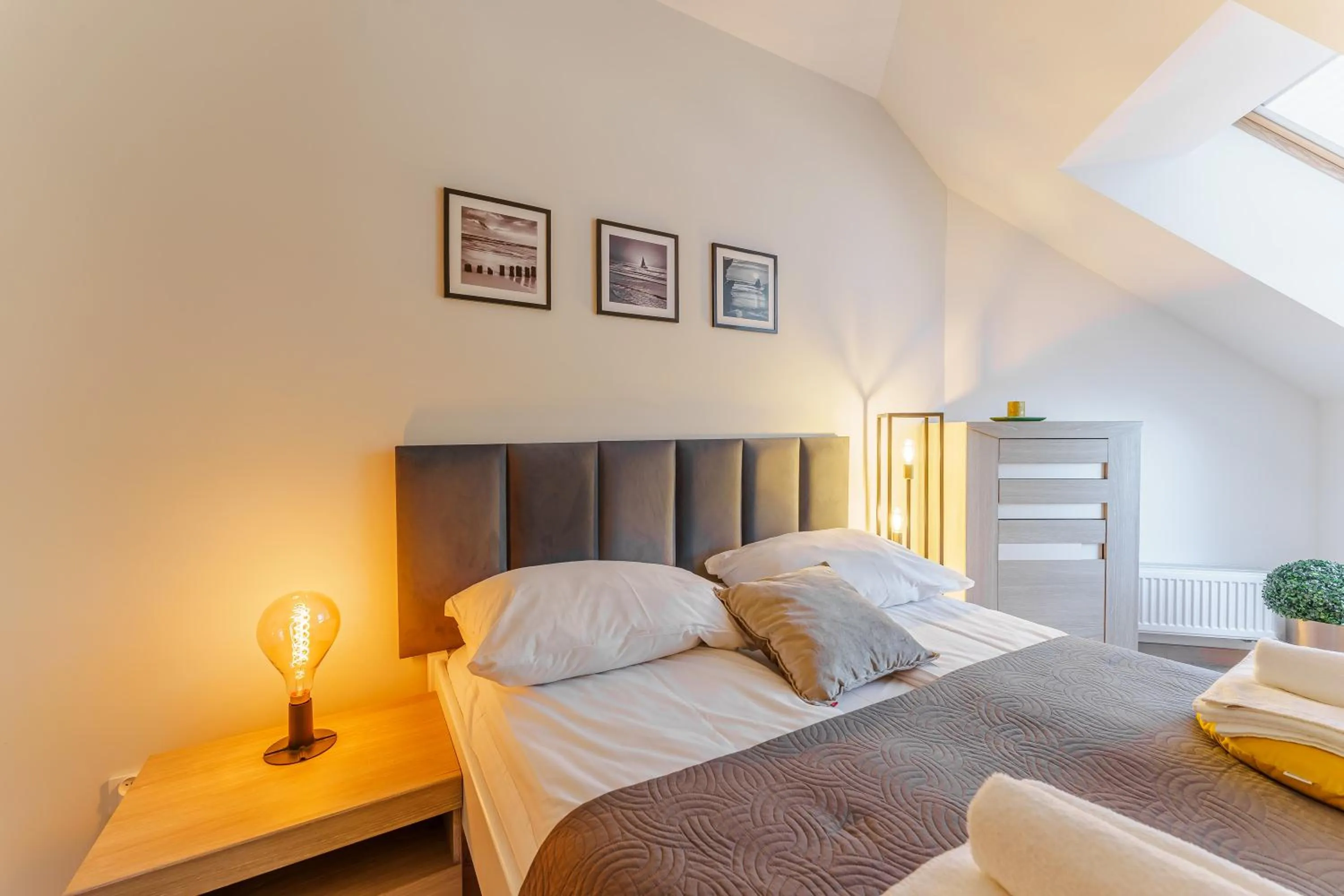 Bed in Ustronie Apartments 20 m do plaży