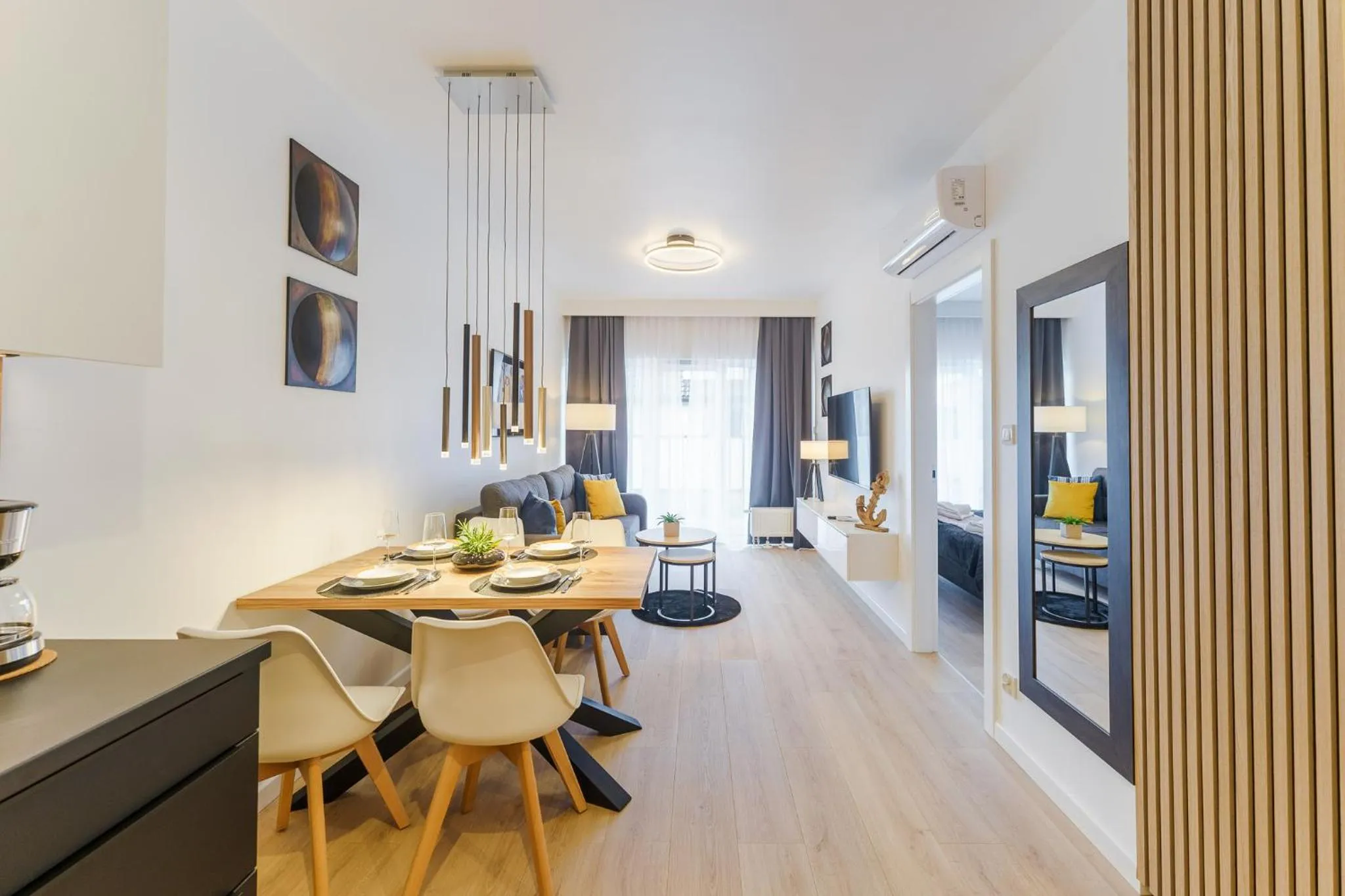 Living room in Ustronie Apartments 20 m do plaży