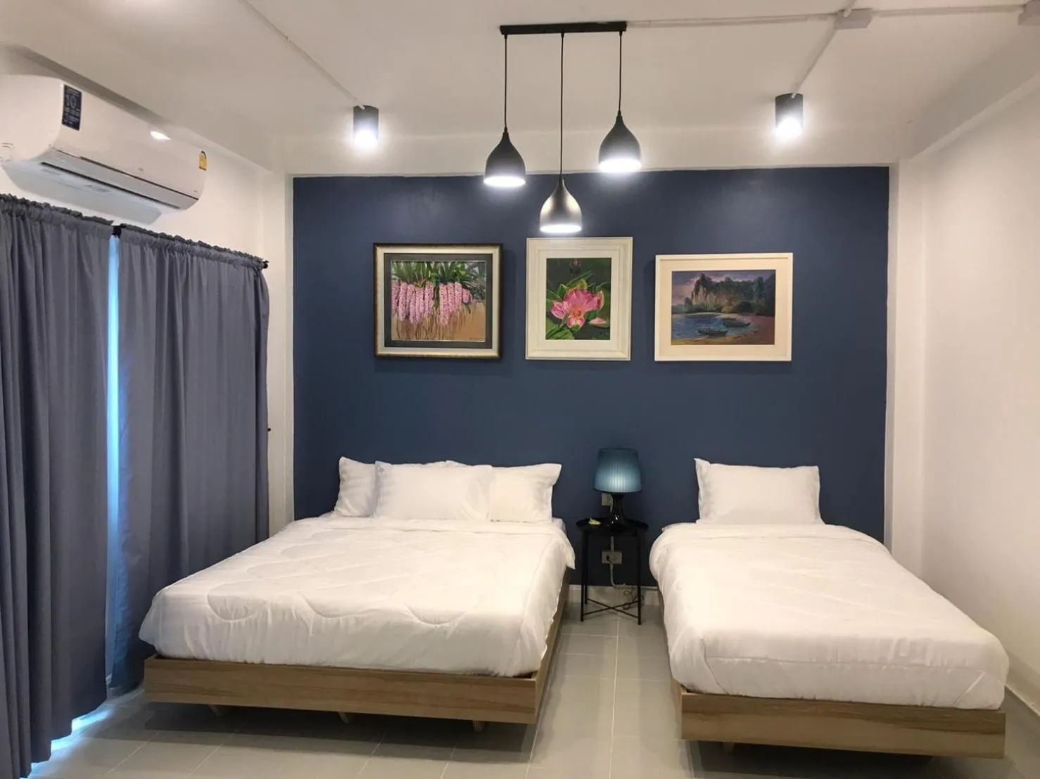 Bed in Baan Suandao Wat Arun