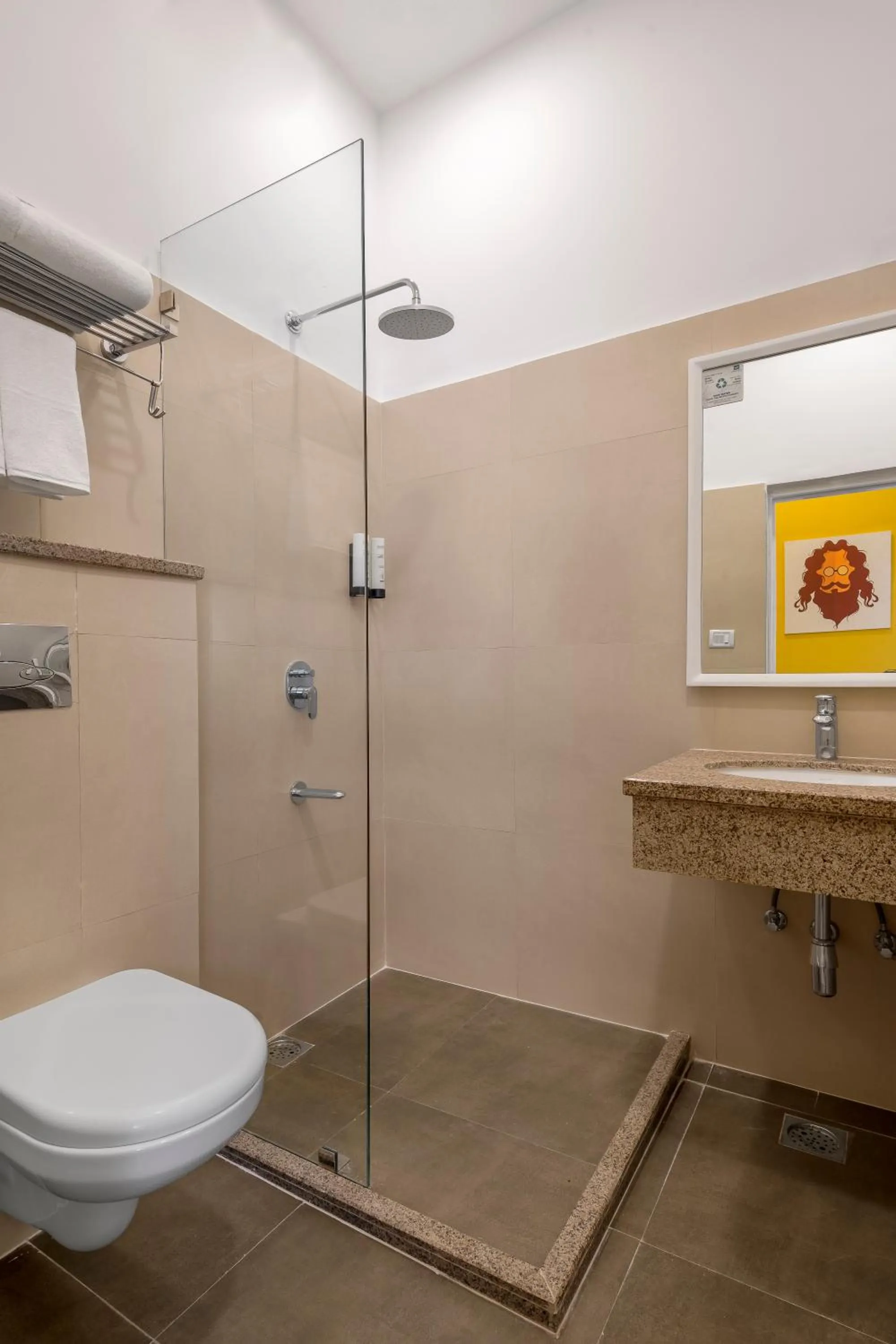 Bathroom in Bedzzz Varanasi by Leisure Hotels, 1 Km from Dashwasamedh Ghat
