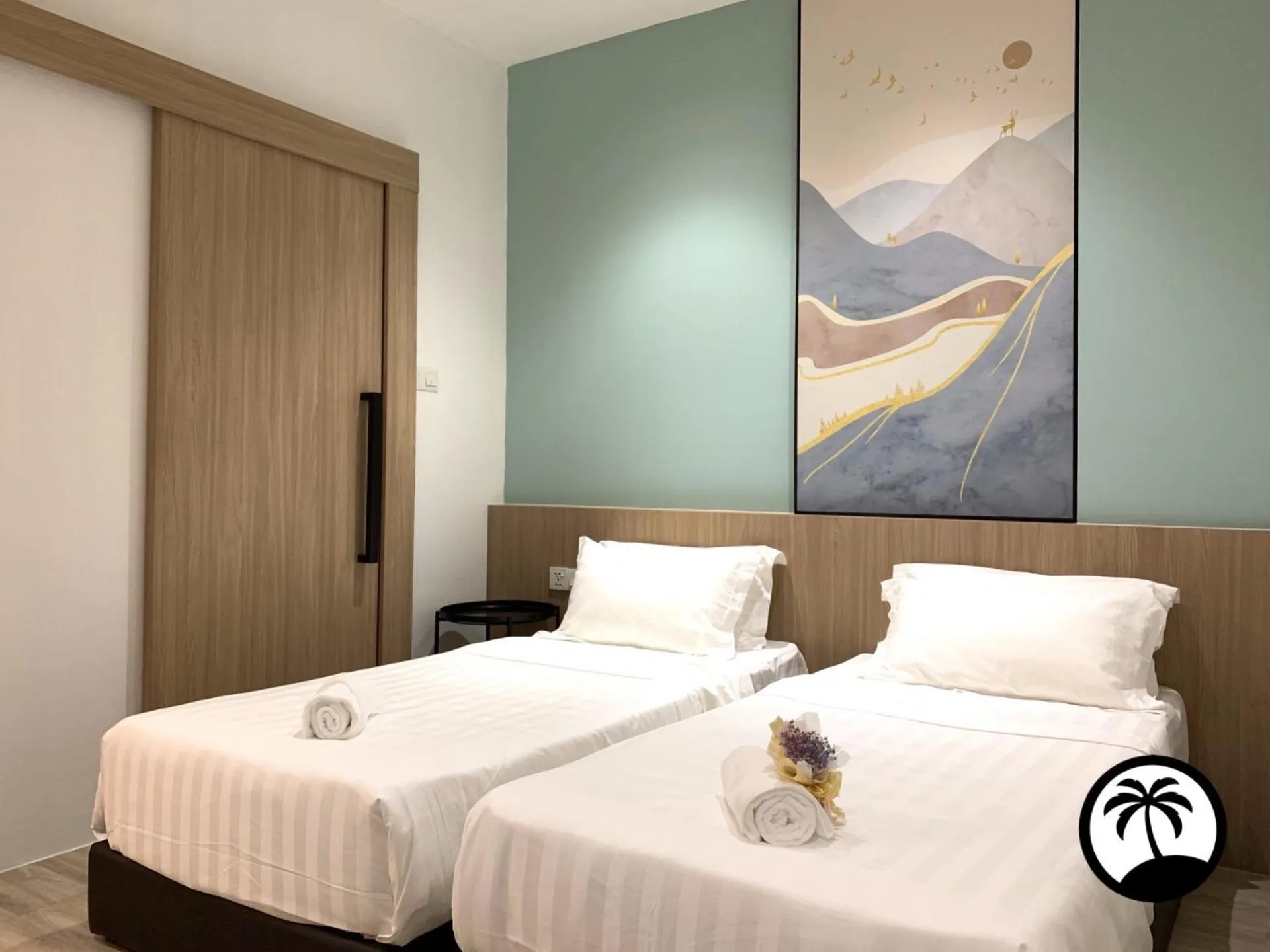 Photo of the whole room, Bed in Paradise Suite at Sutera Avenue