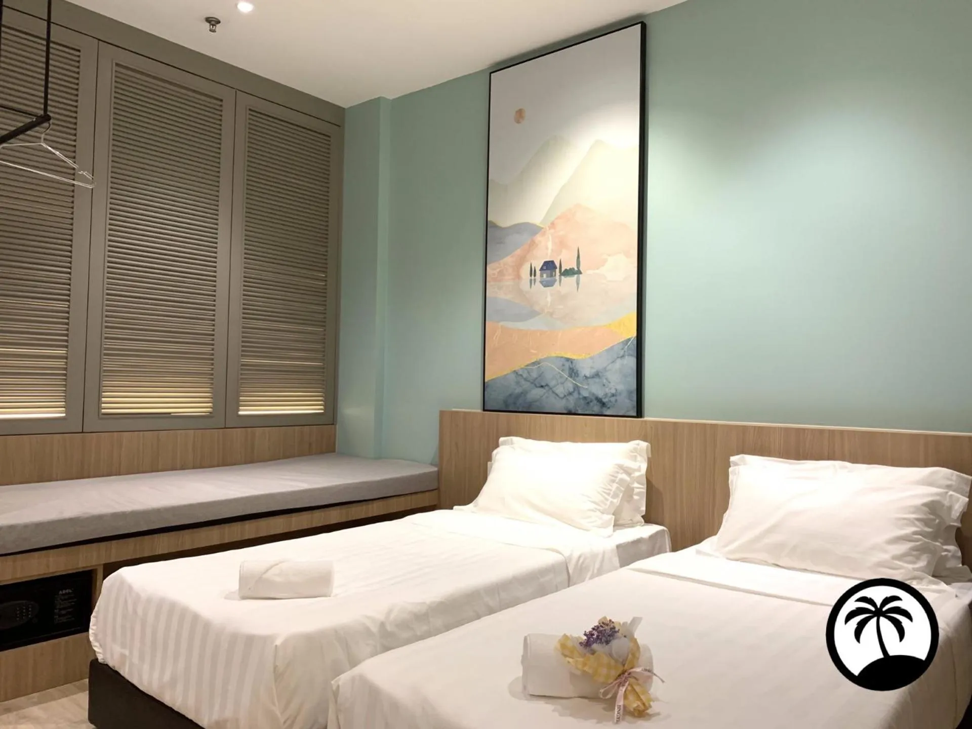 Photo of the whole room, Bed in Paradise Suite at Sutera Avenue