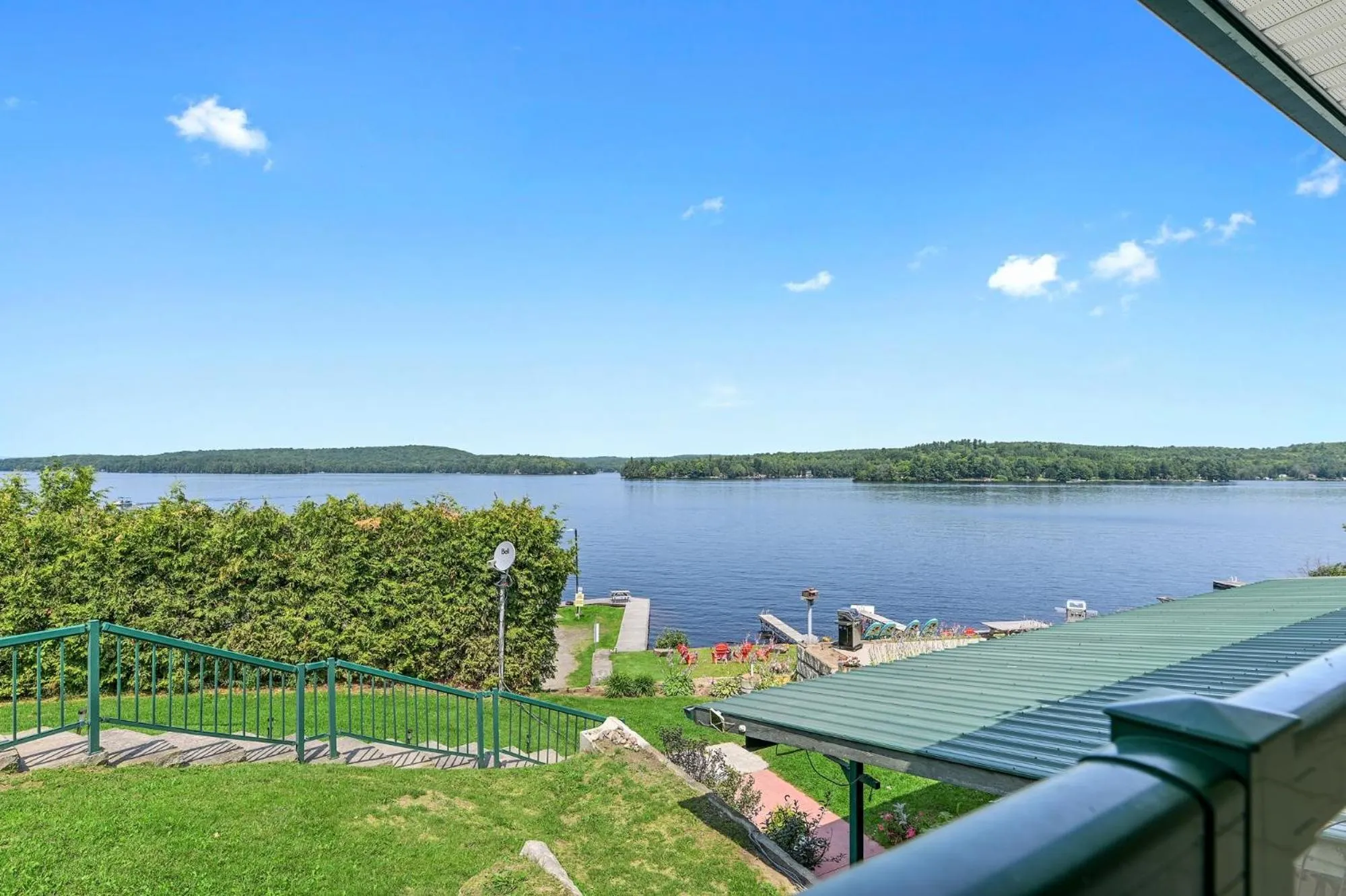 Lake view in Baptiste Lake Lodge