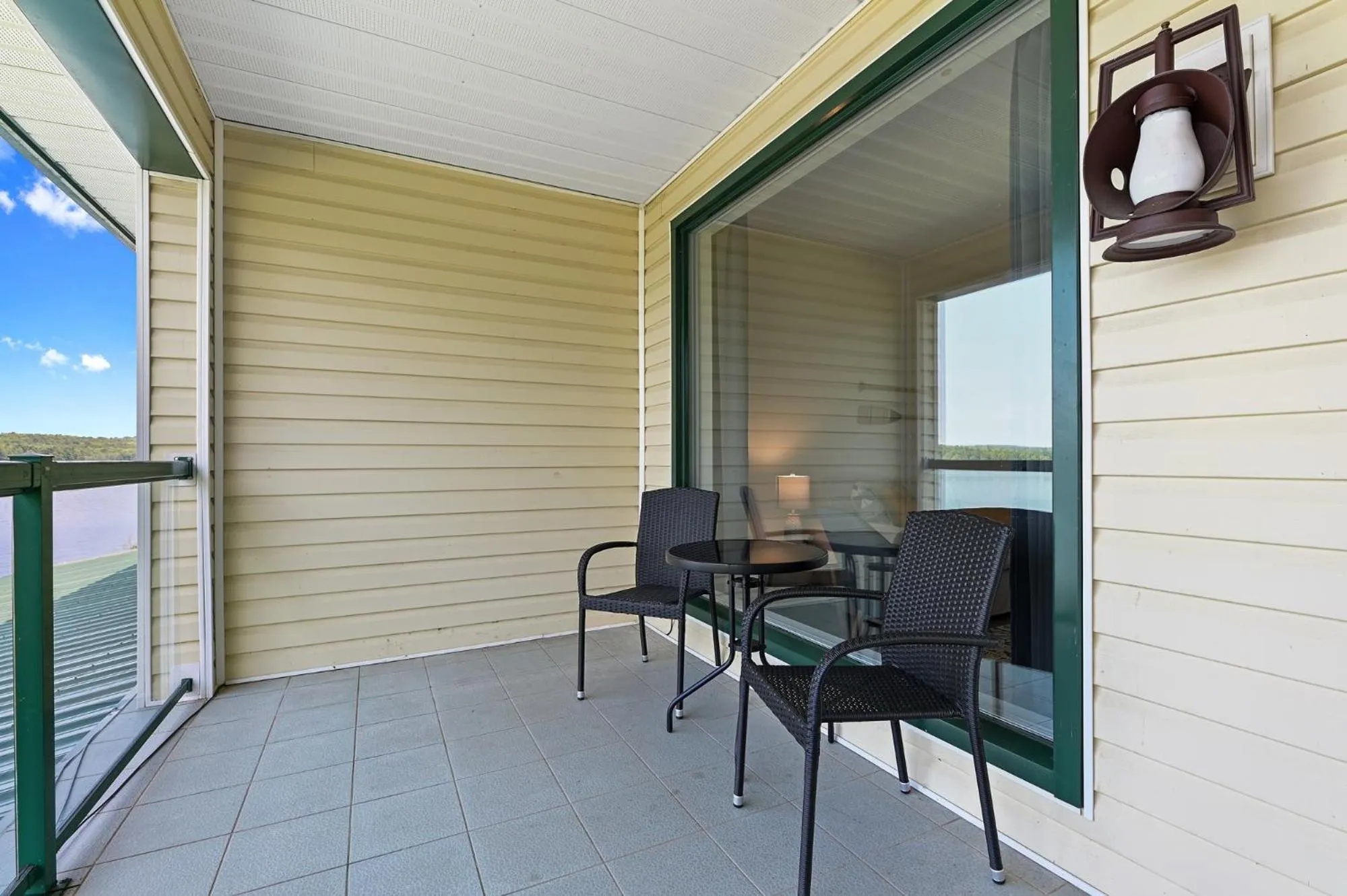 Patio in Baptiste Lake Lodge