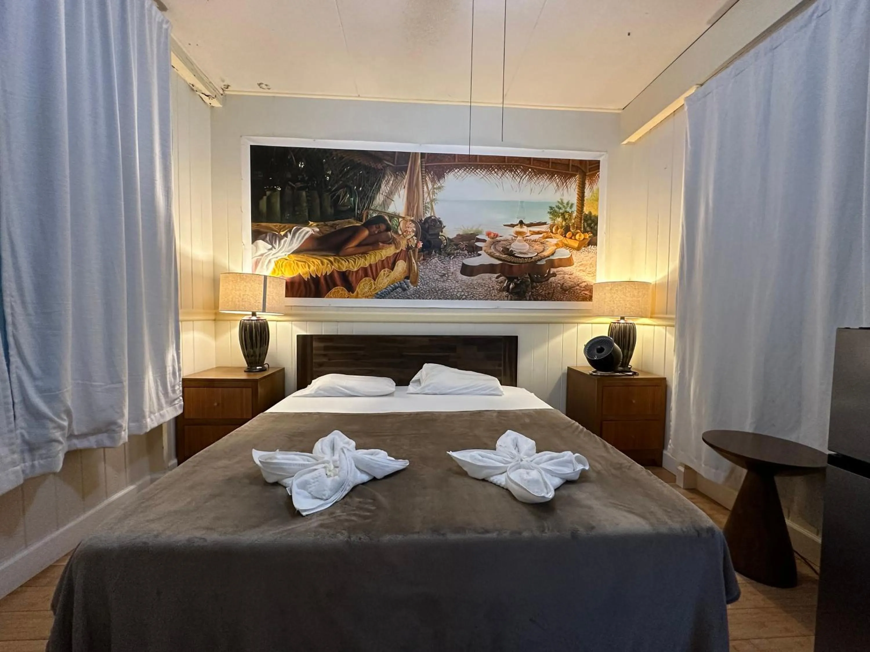 Bed in Wild Ginger Hotel