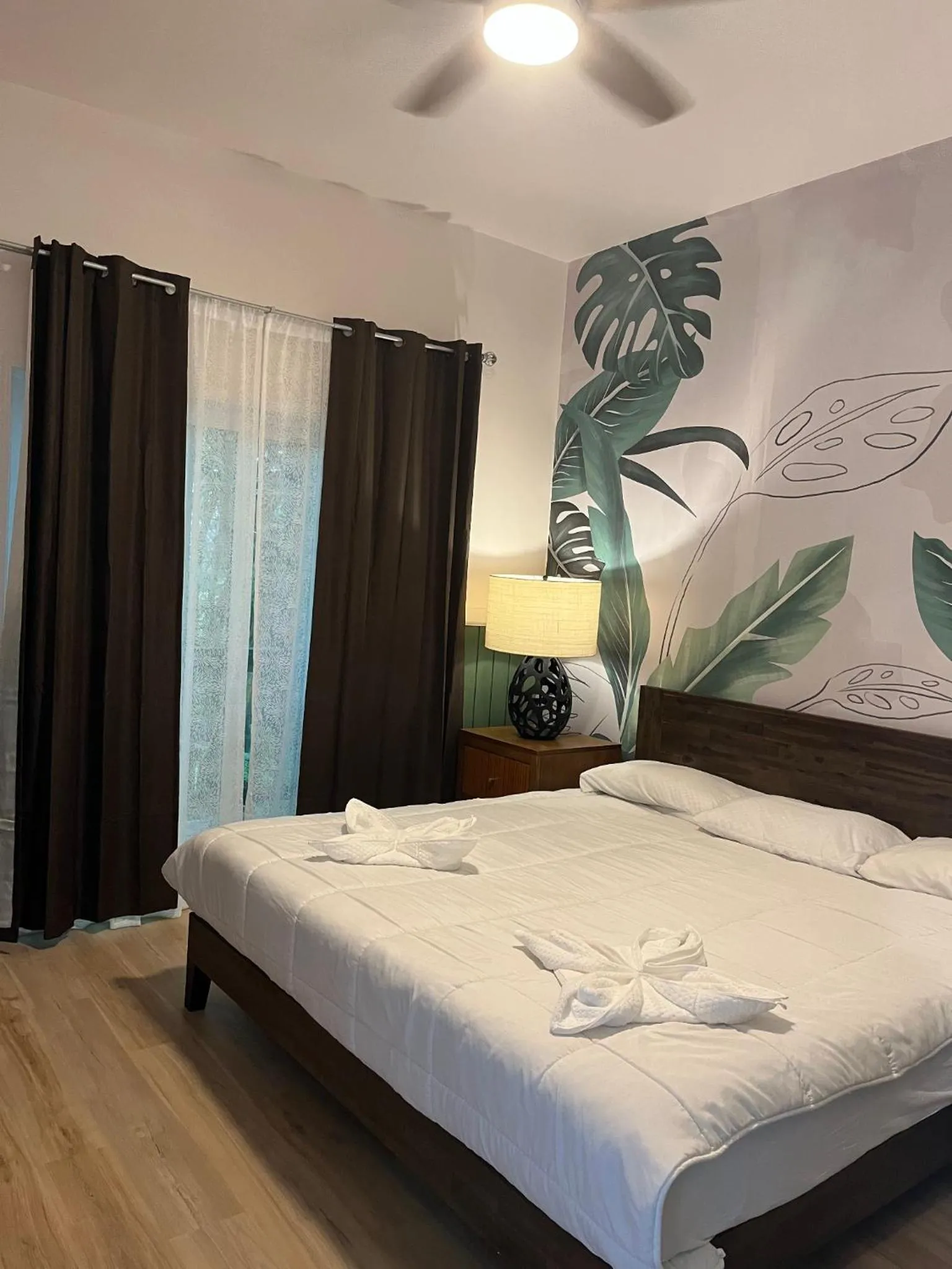 Bed in Wild Ginger Hotel