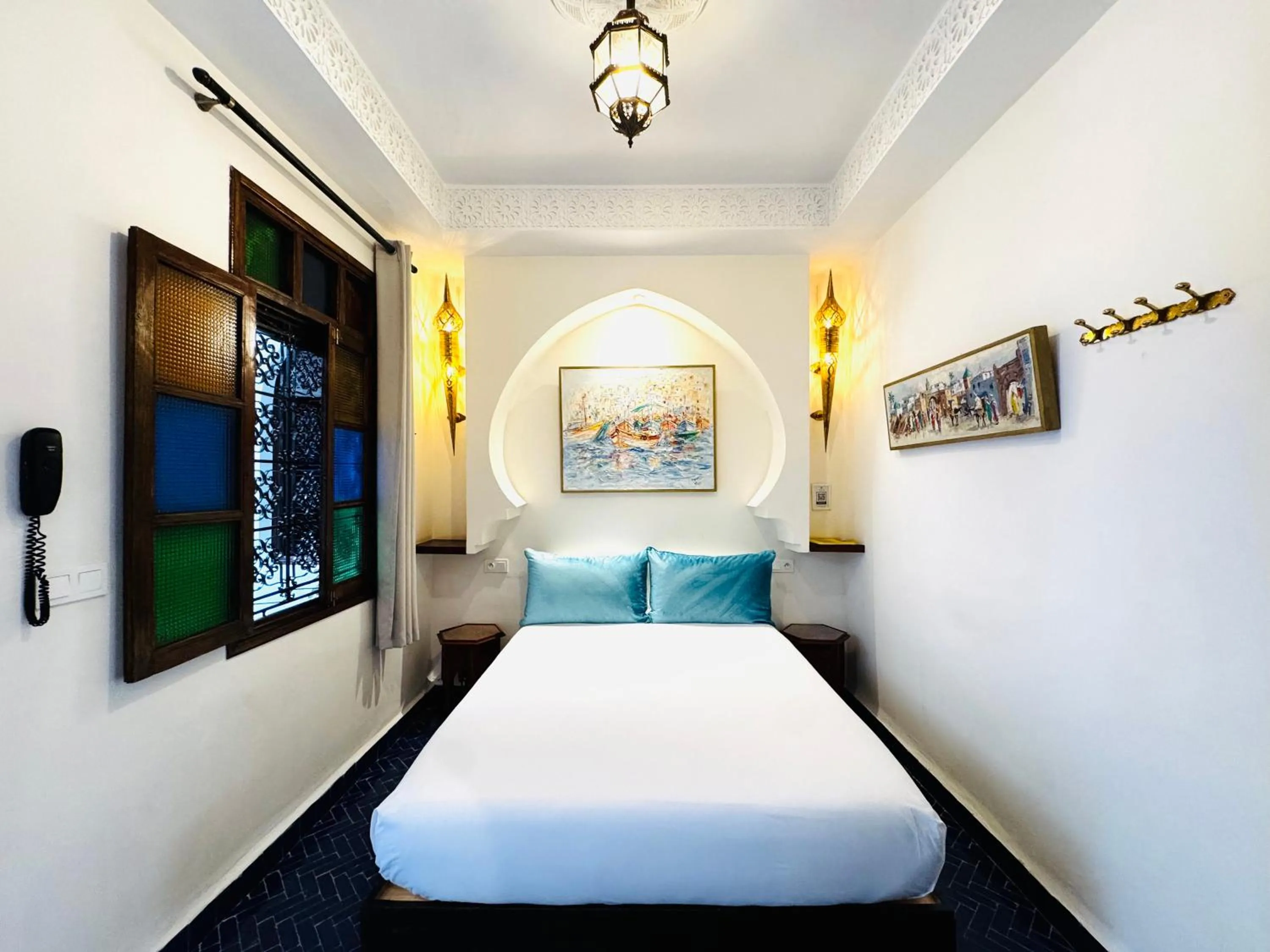Bed in Riad La Vie