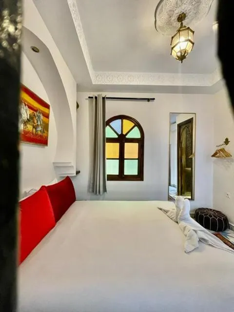 Bed in Riad La Vie