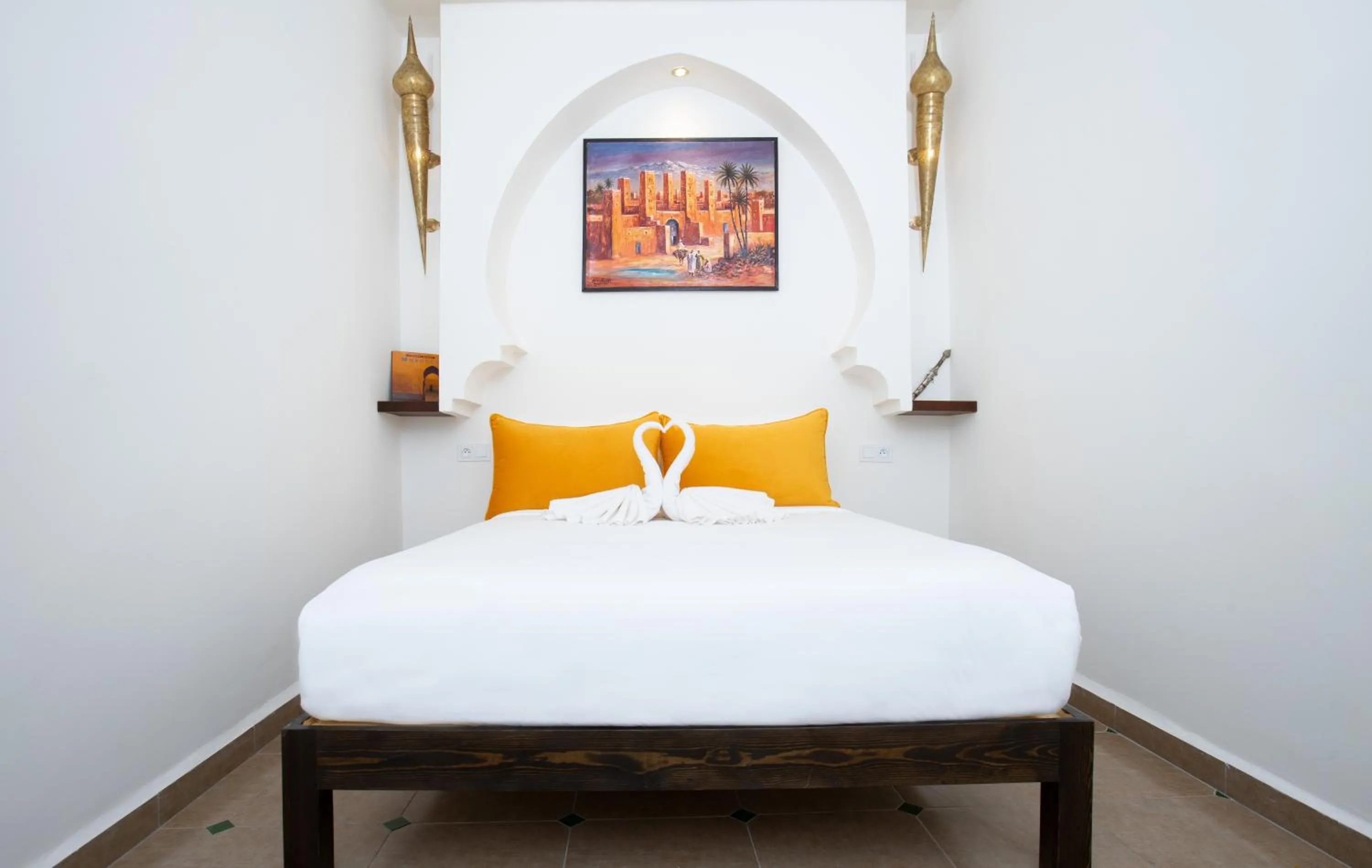 Bed in Riad La Vie