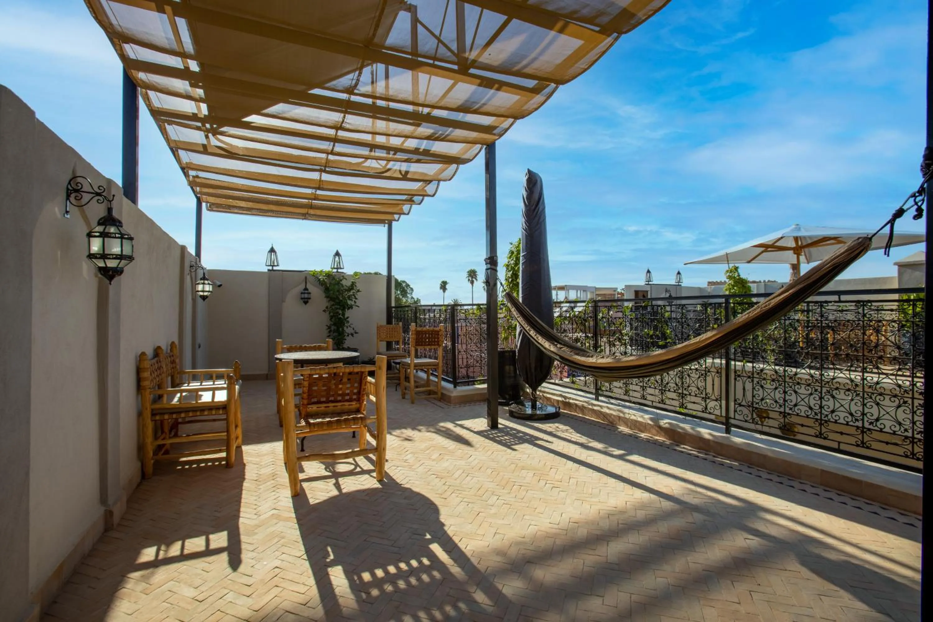 Patio in Riad La Vie