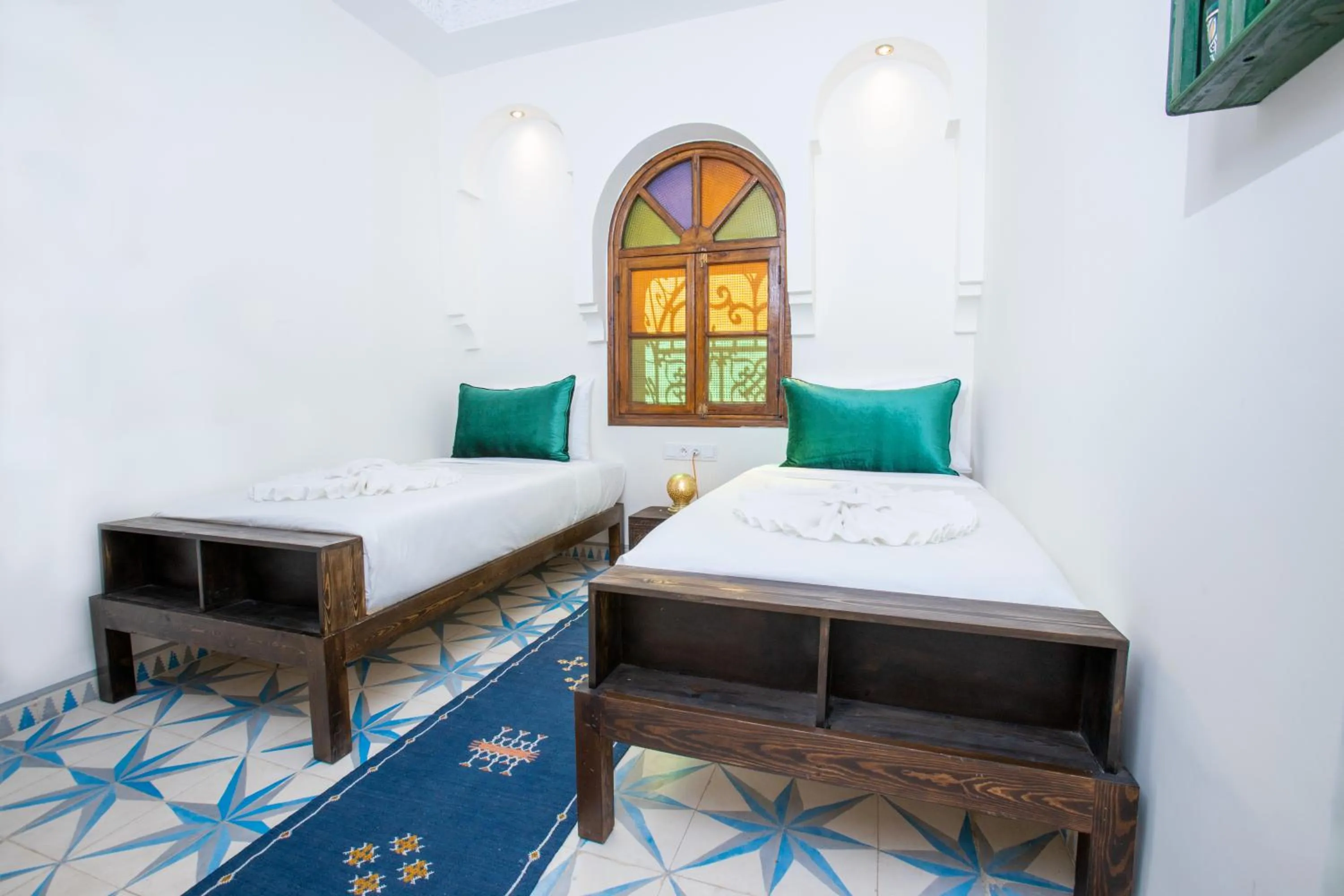 Bed in Riad La Vie