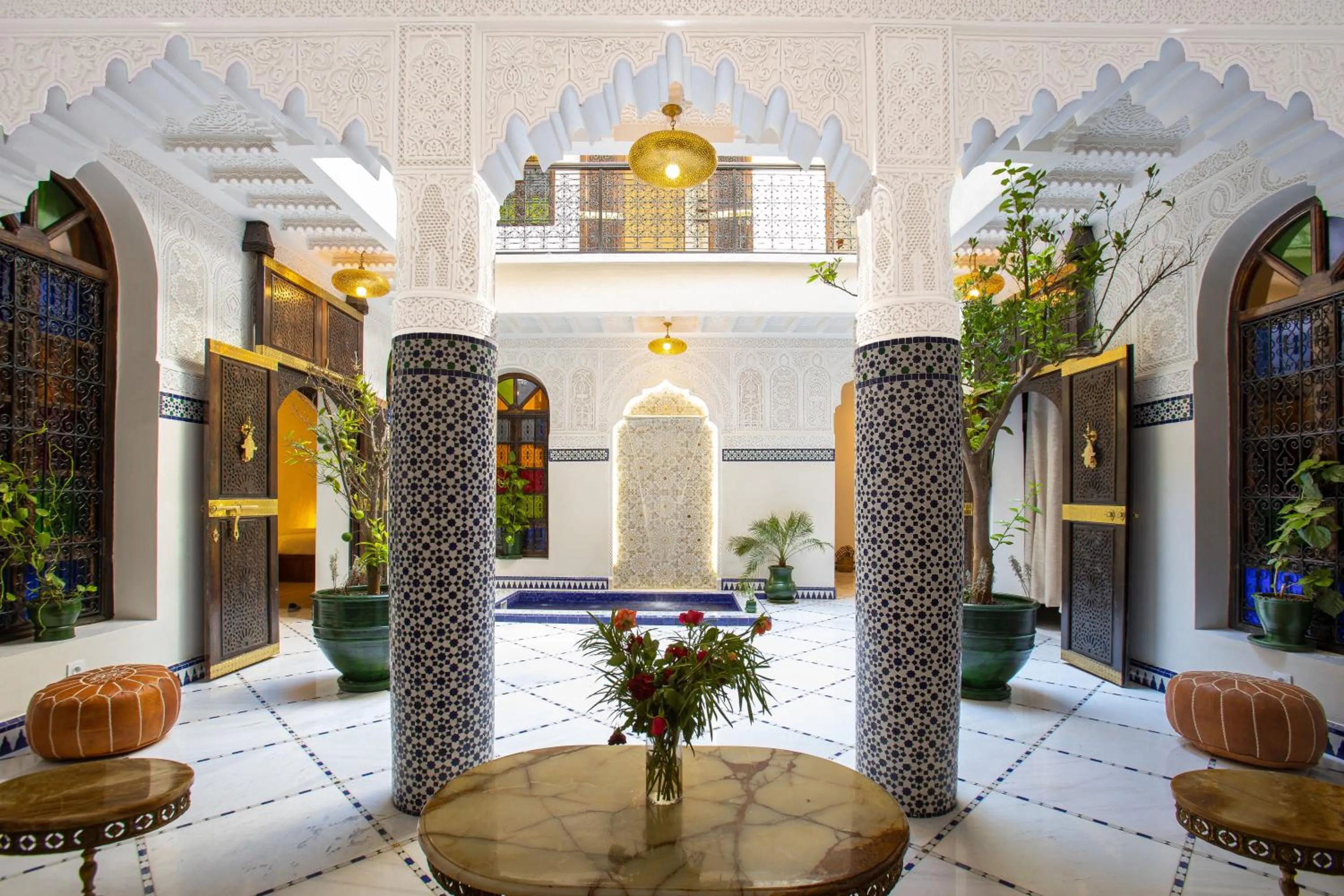 Lobby or reception in Riad La Vie