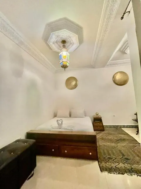 Bed in Riad La Vie