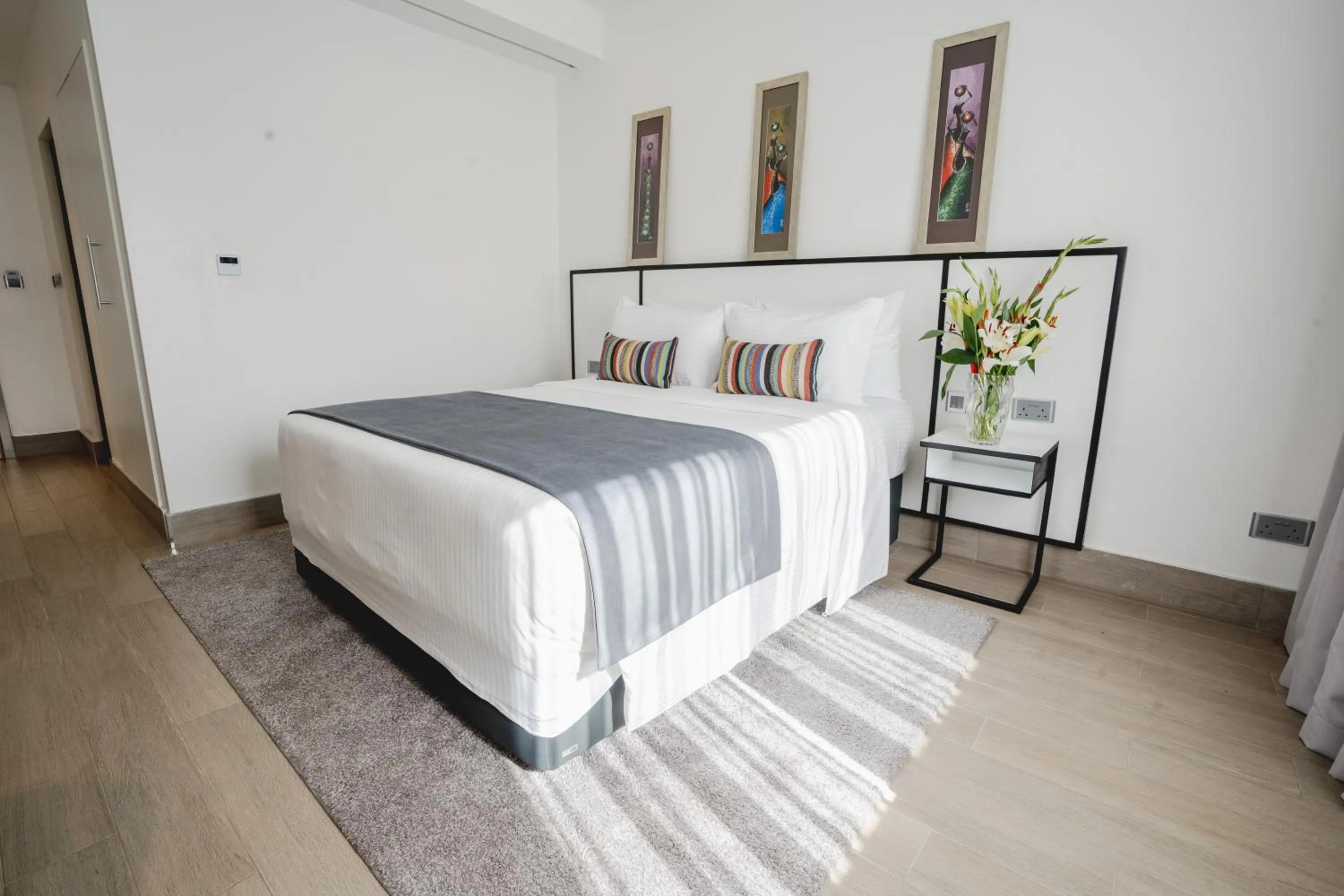 Bed in Sarova Imperial Hotel