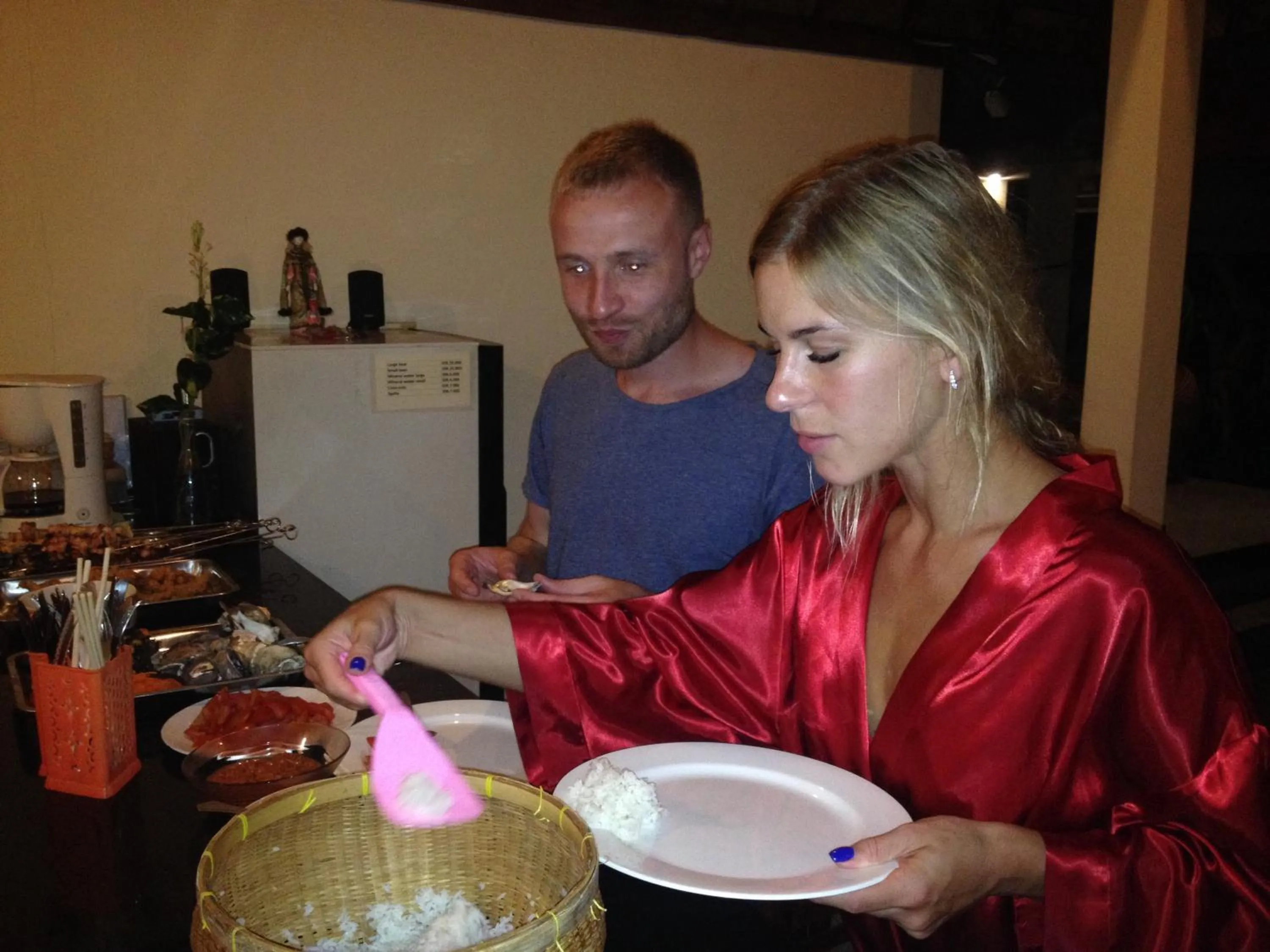 Dinner in Puri Clinton Bali