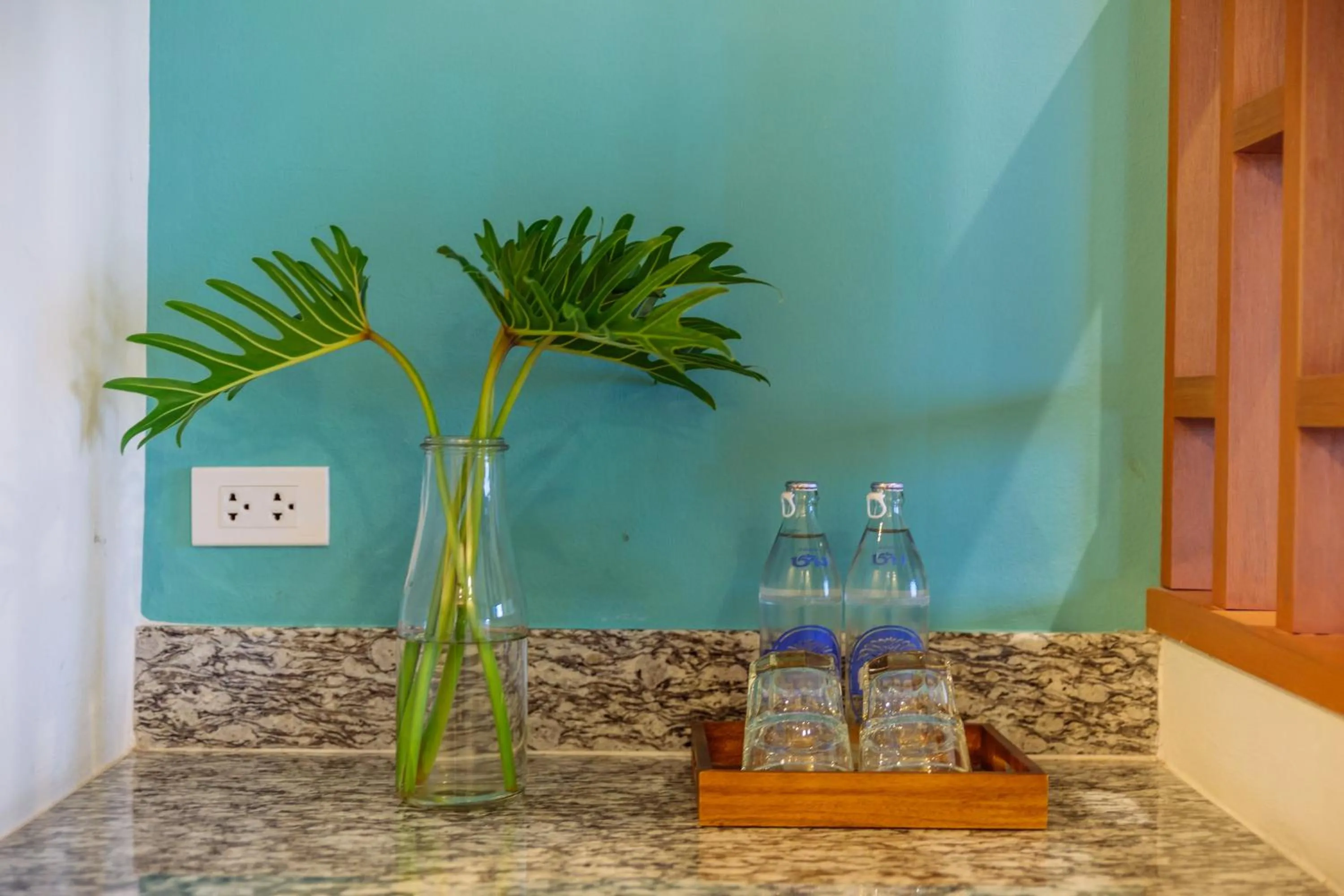 Decorative detail in Siamaze Hostel