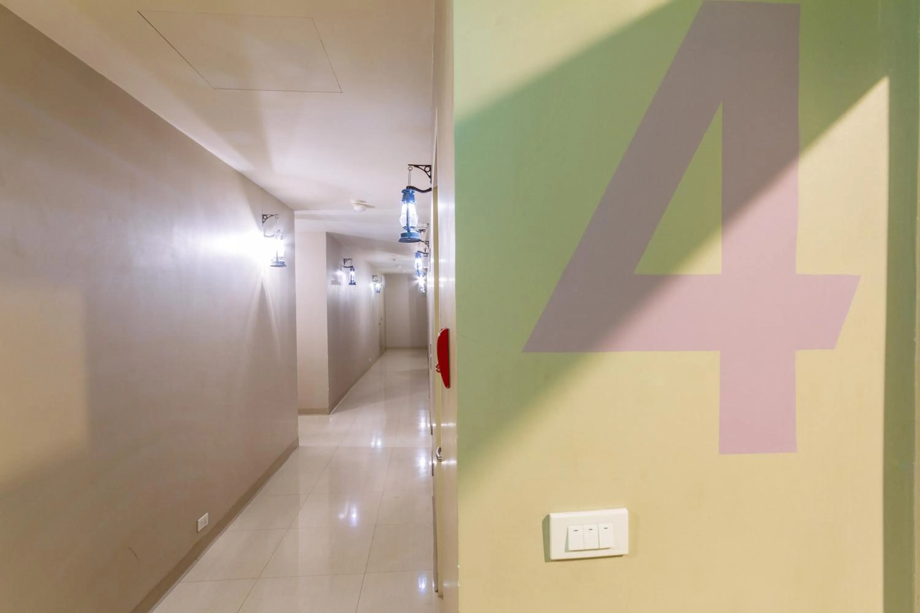 Decorative detail in Siamaze Hostel