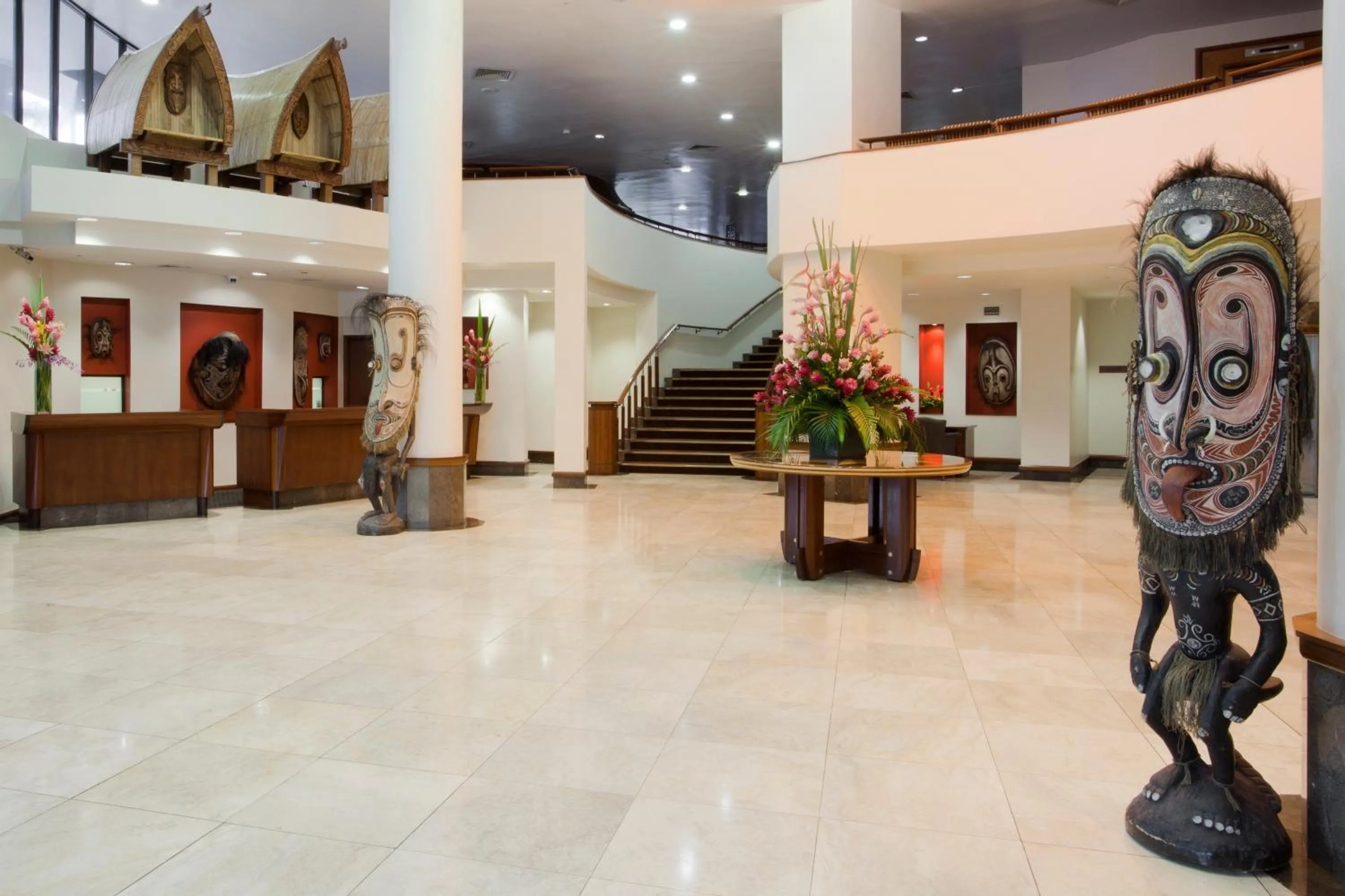 Lobby or reception in Crown Hotel
