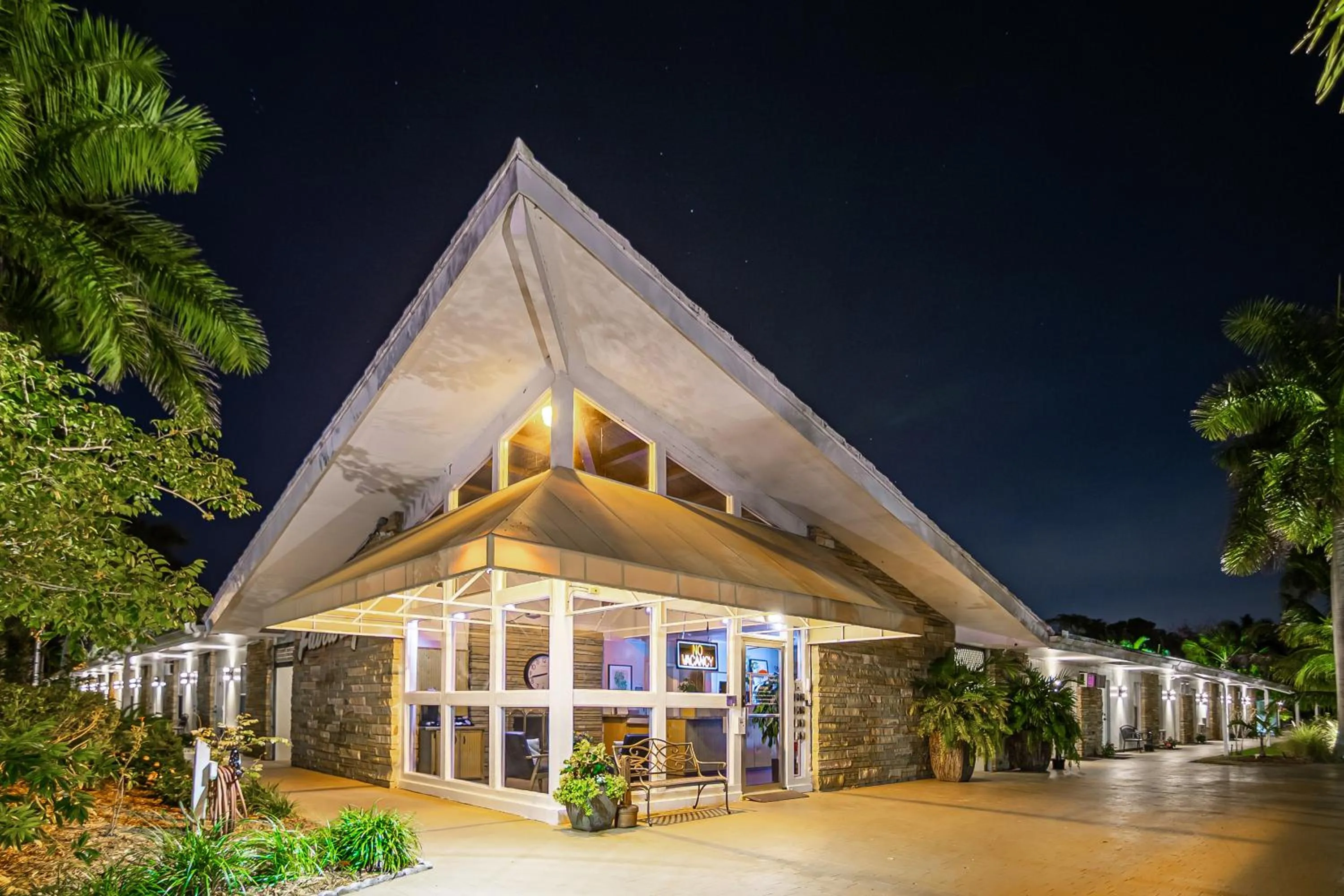 Property building in The Fairways Inn of Naples