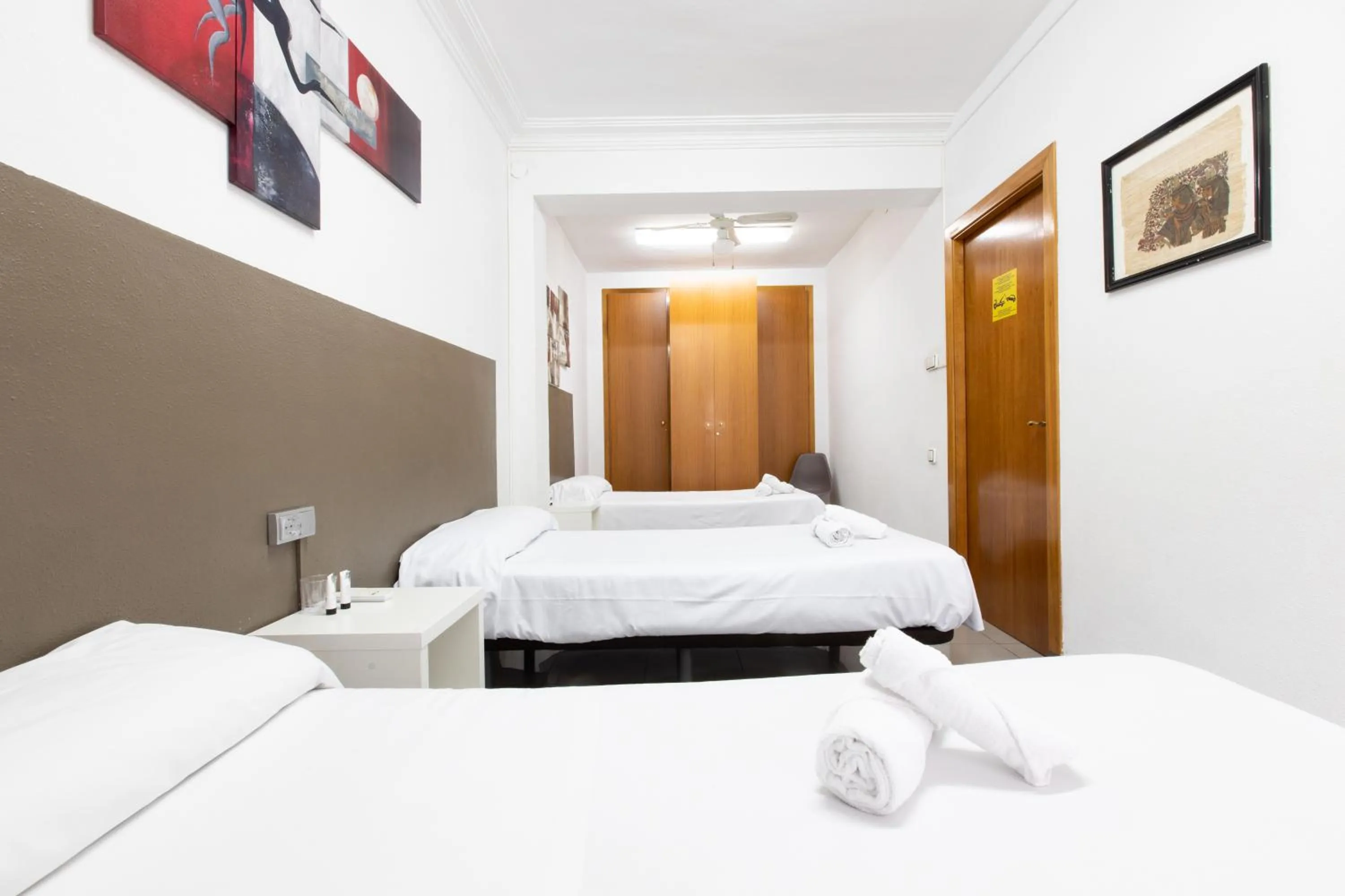 Bed in Pensión Galicia