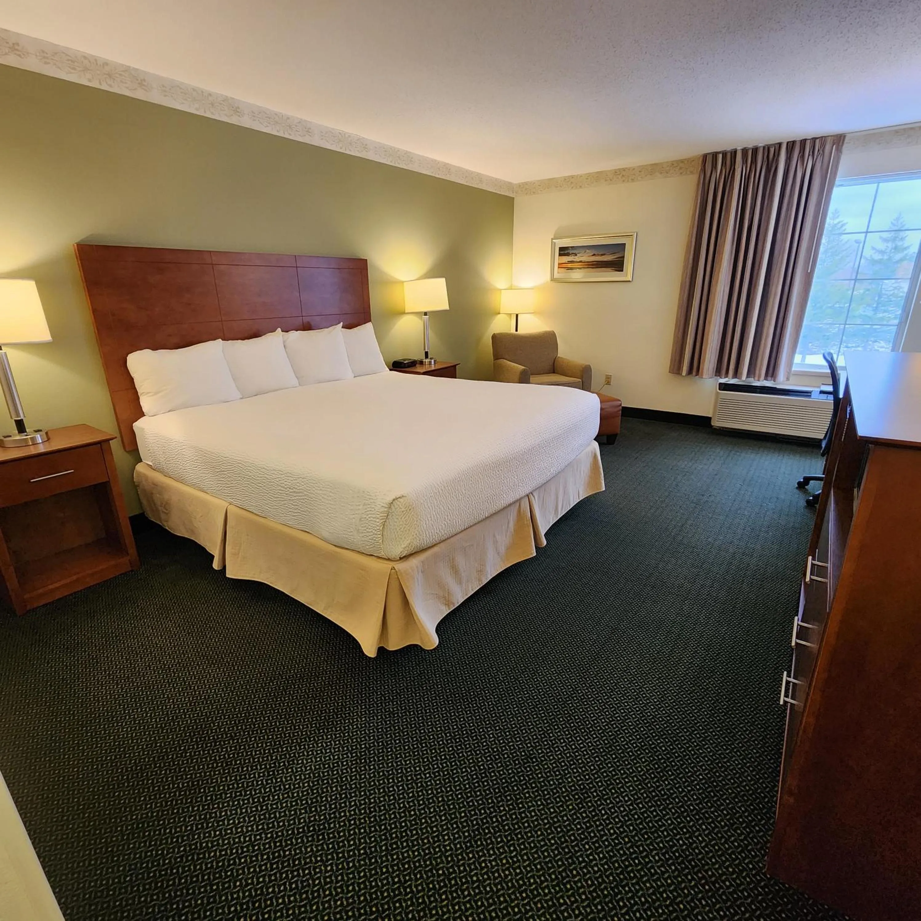 Bed in Baymont by Wyndham Mackinaw City