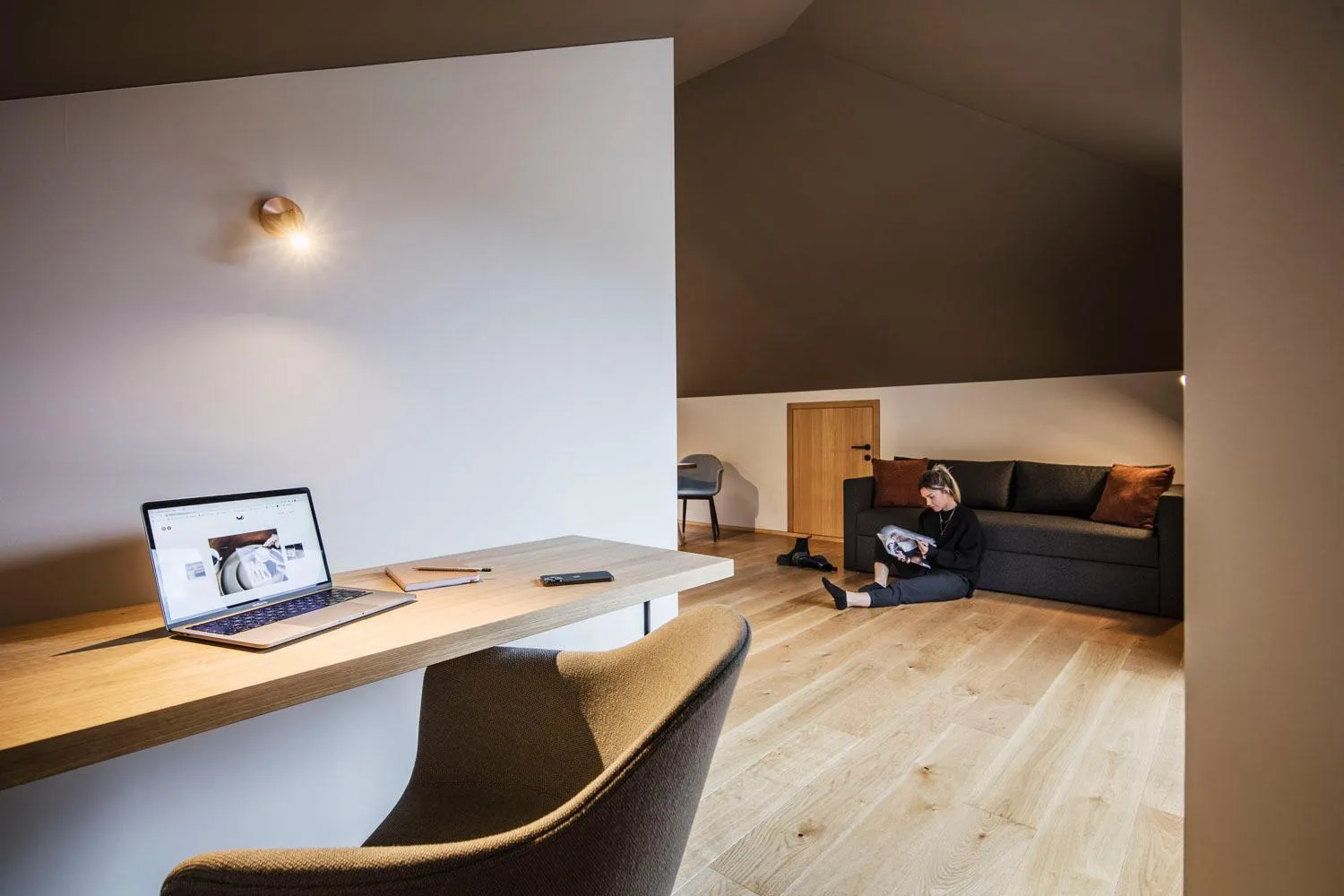 Living room in freiraum Apartments