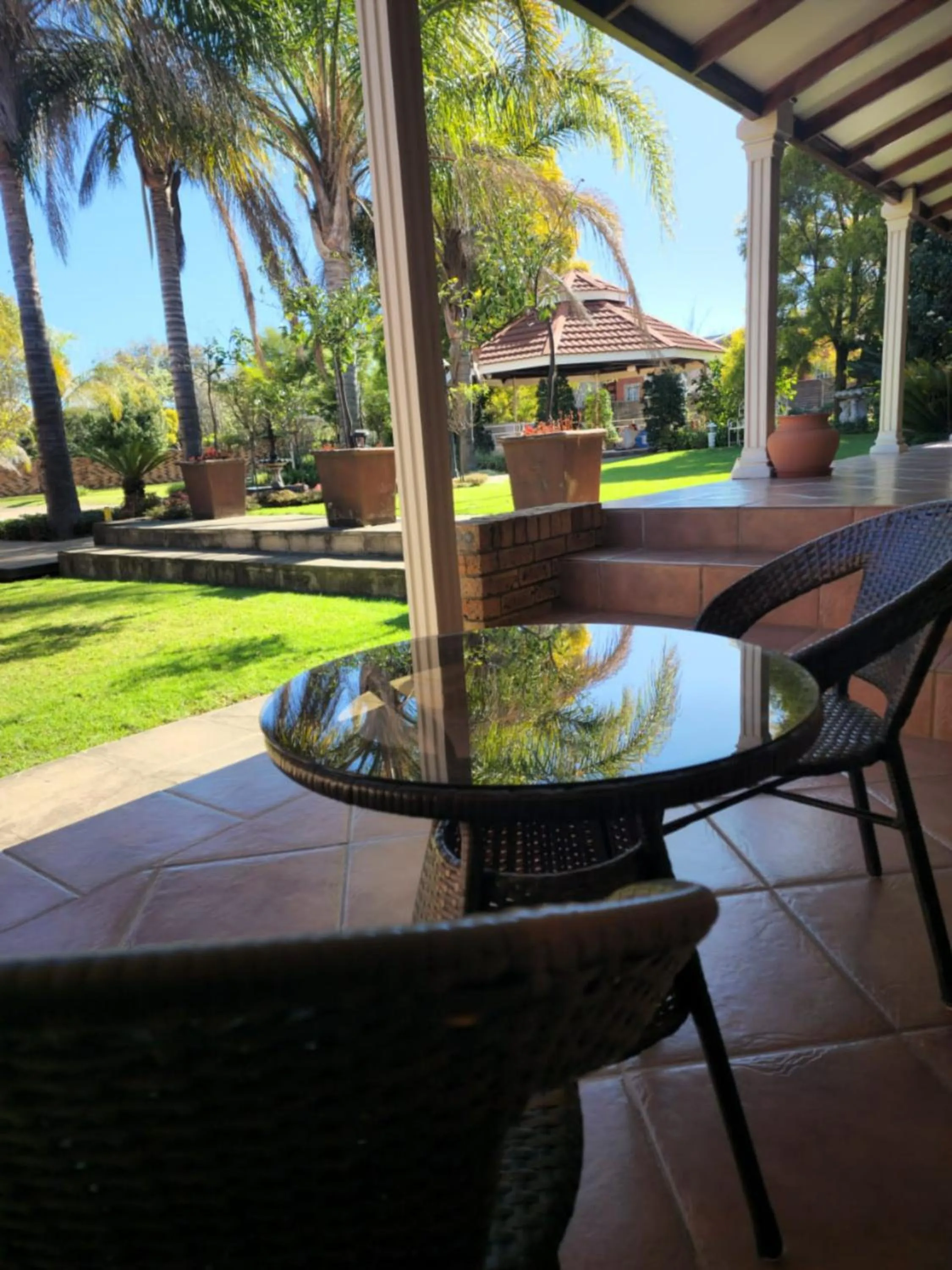 Patio in The Hills Guest House