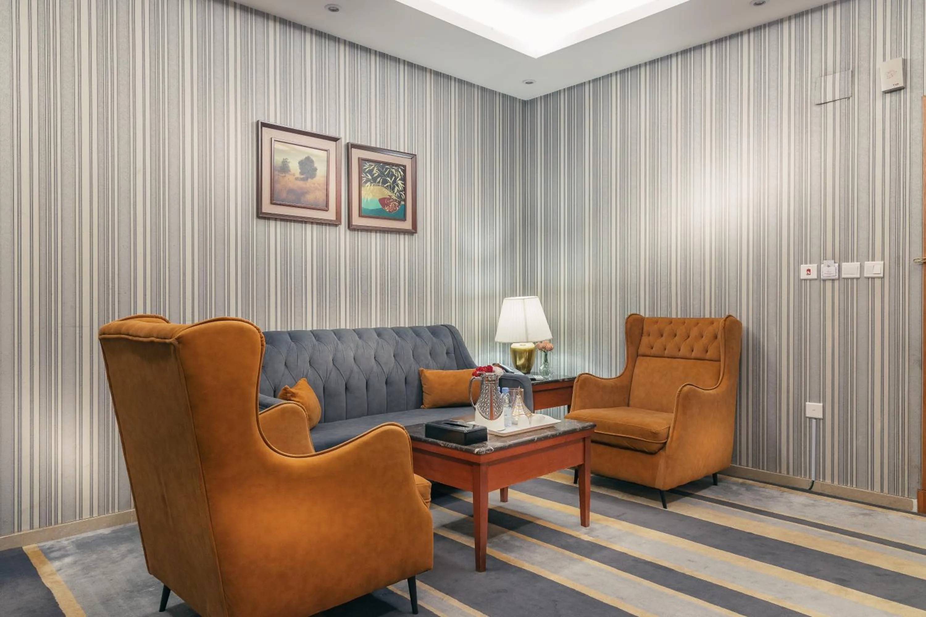 Living room in شاطيء الحياة للشقق المخدومة