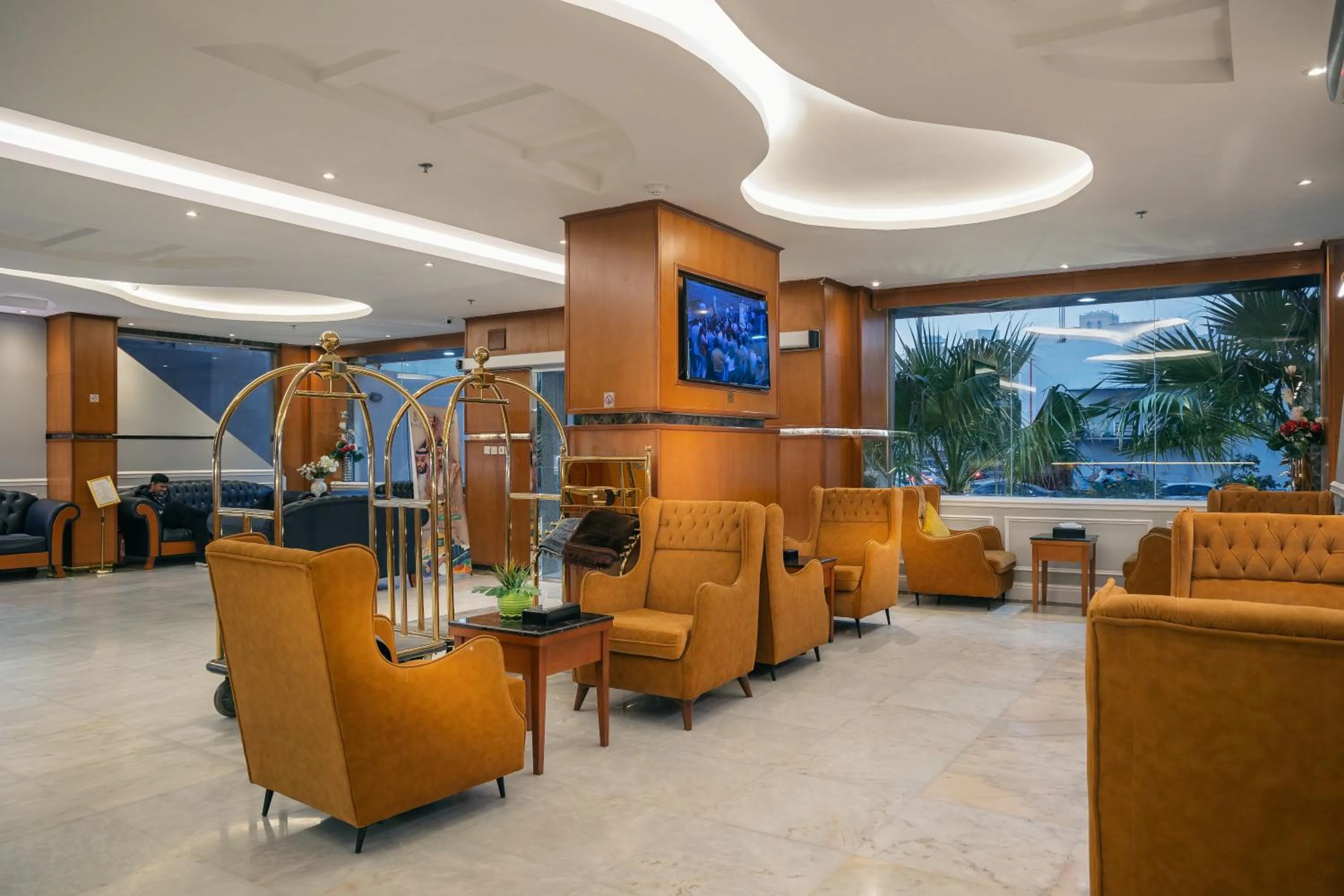 Lobby or reception in شاطيء الحياة للشقق المخدومة