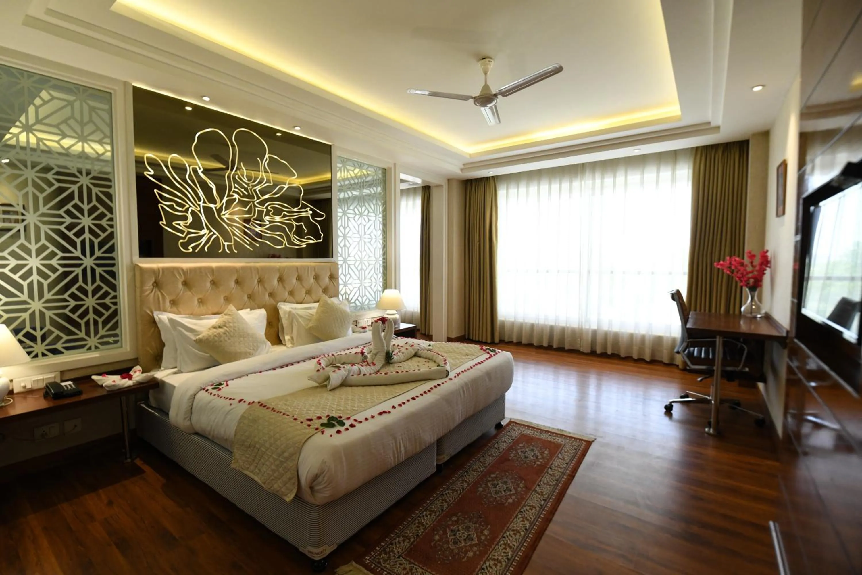 Bedroom, Bed in Stardom Resort Jaipur