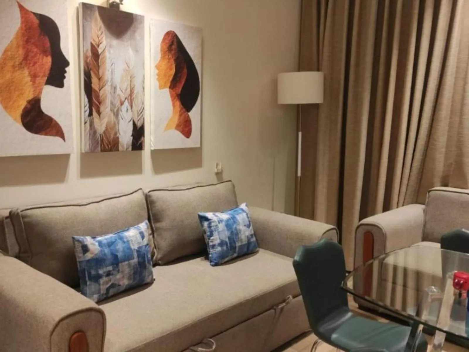 Living room in UDS Villa Scandinavian - Next to VFS, Walking to Connaught Place