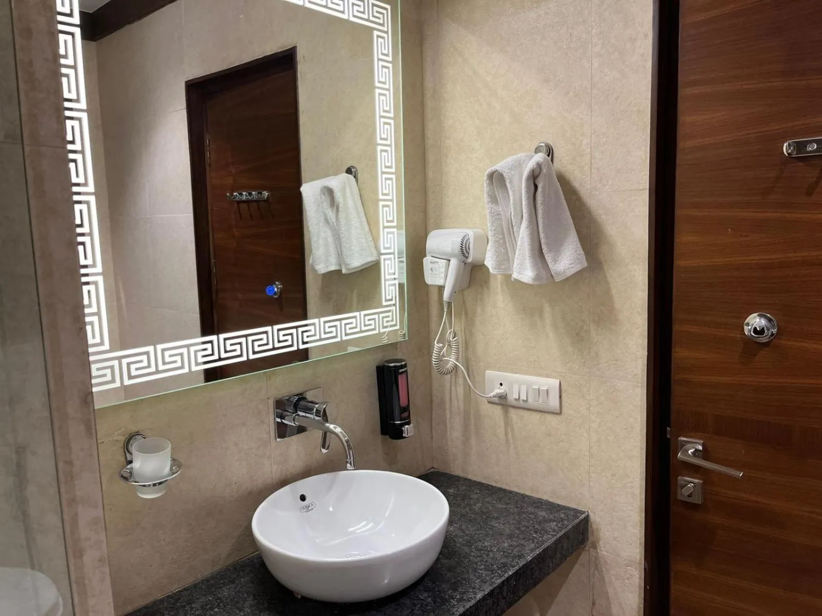 Bathroom in UDS Villa Scandinavian - Next to VFS, Walking to Connaught Place
