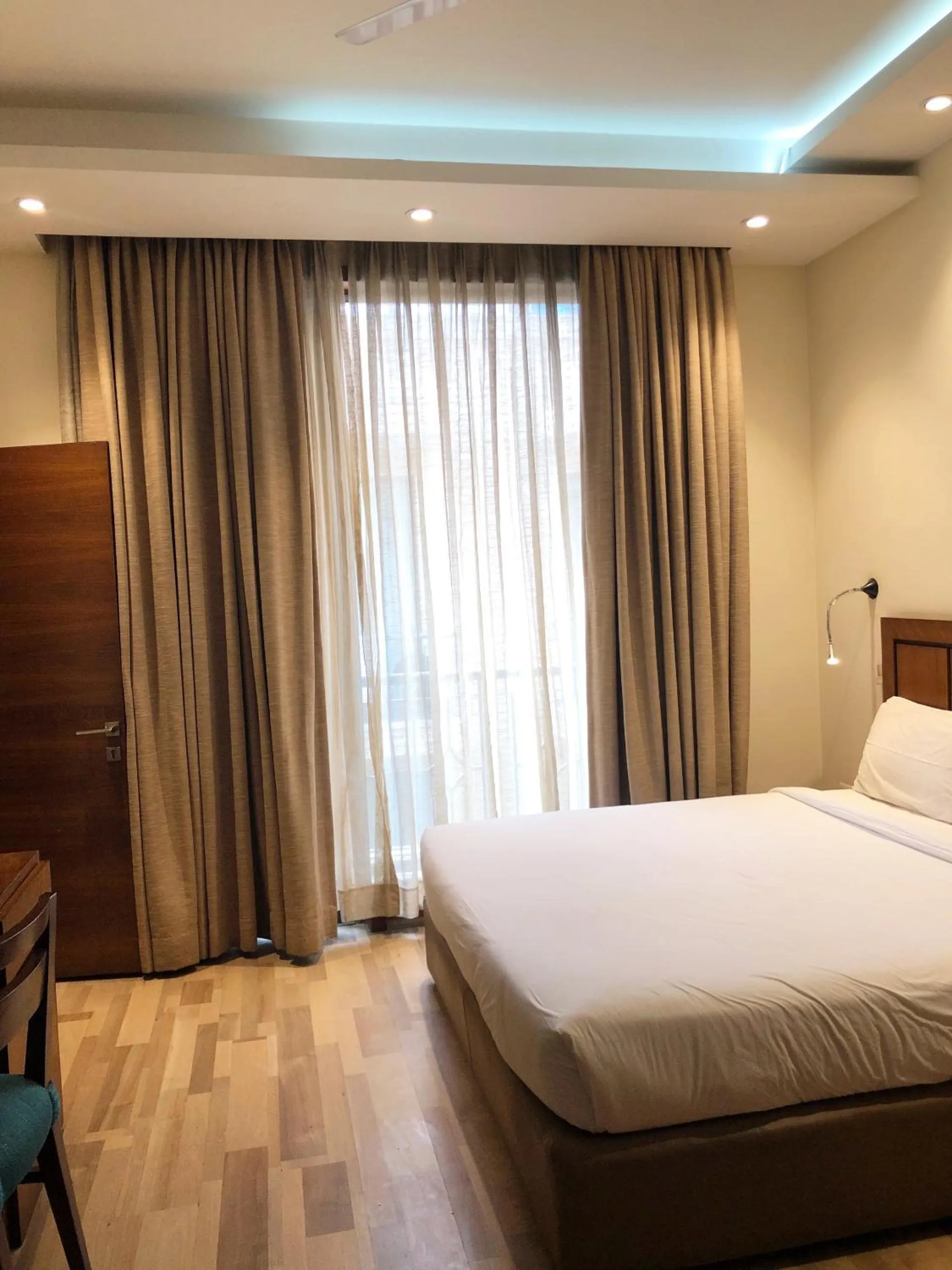 Bedroom, Bed in UDS Villa Scandinavian - Next to VFS, Walking to Connaught Place
