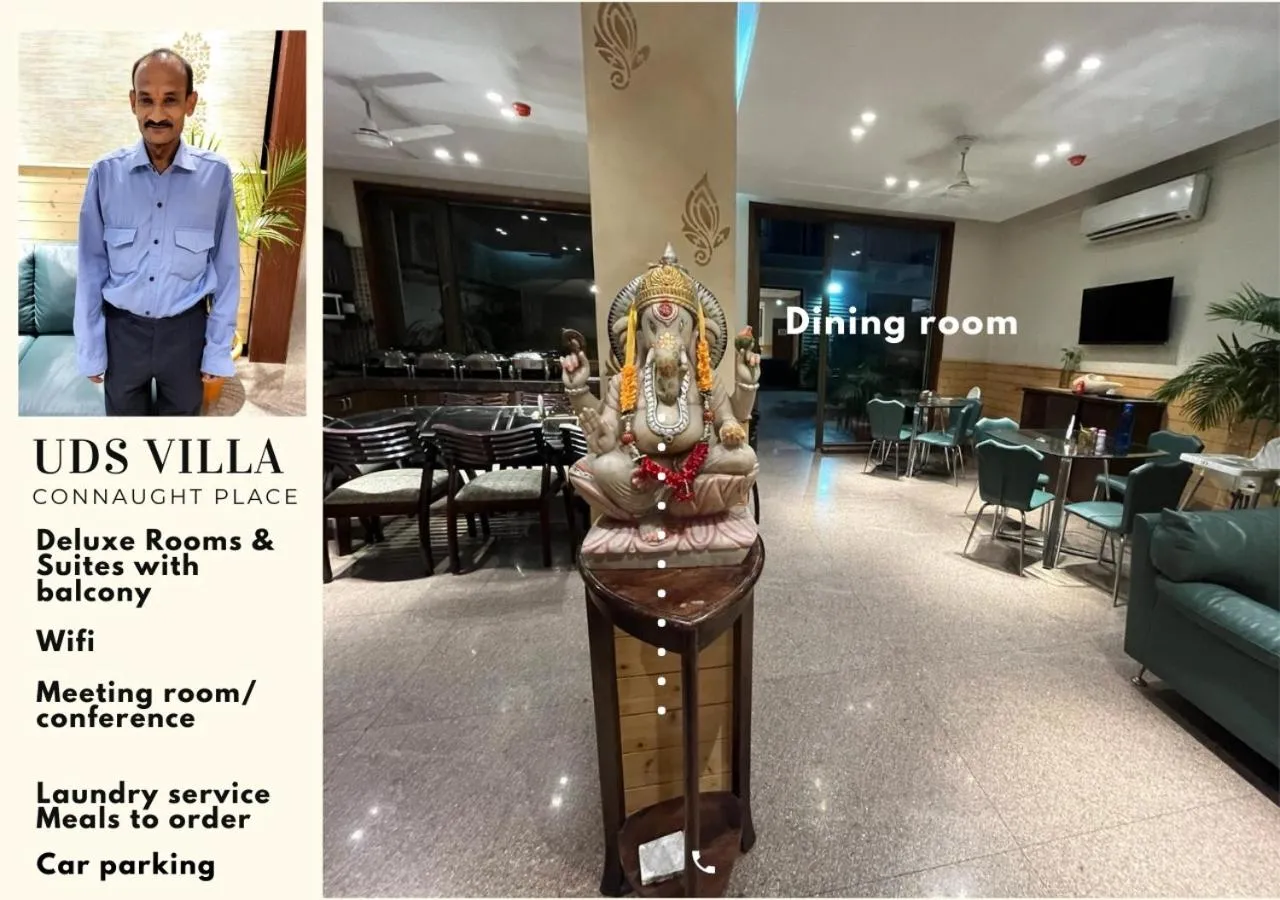 Dining area in UDS Villa Scandinavian - Next to VFS, Walking to Connaught Place