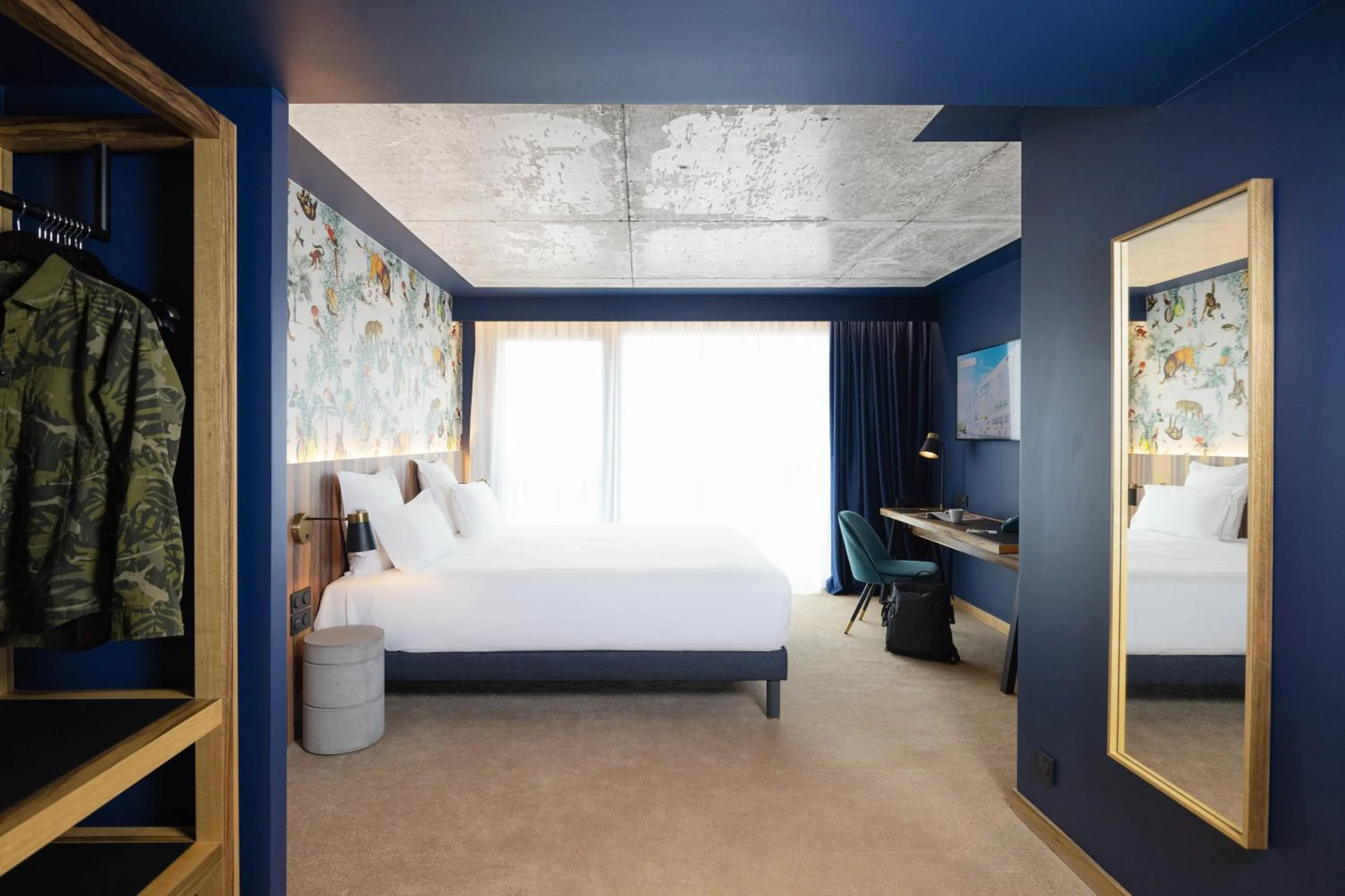 Bedroom, Bed in KOPSTER Hotel Residence Paris Ouest Colombes