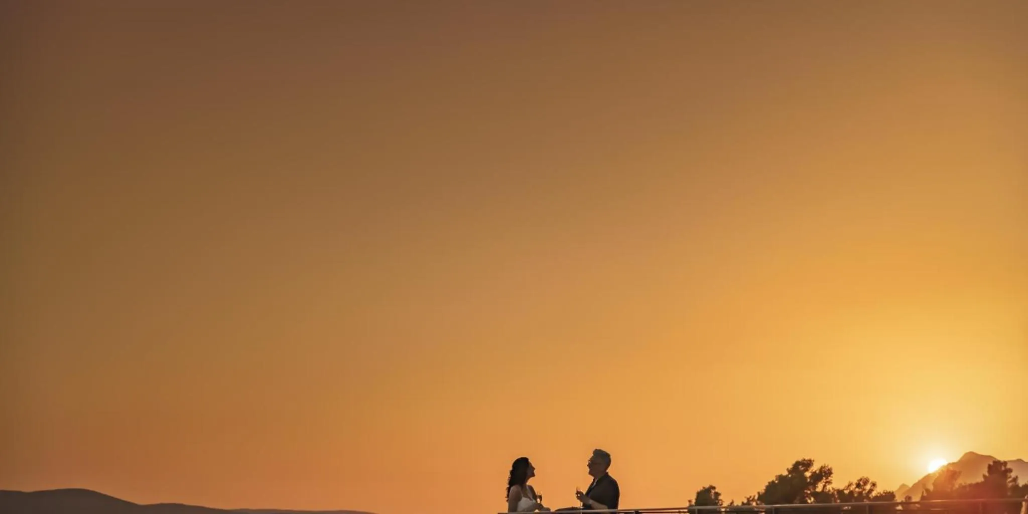 Sunset in Aminess Laurel Khalani Hotel