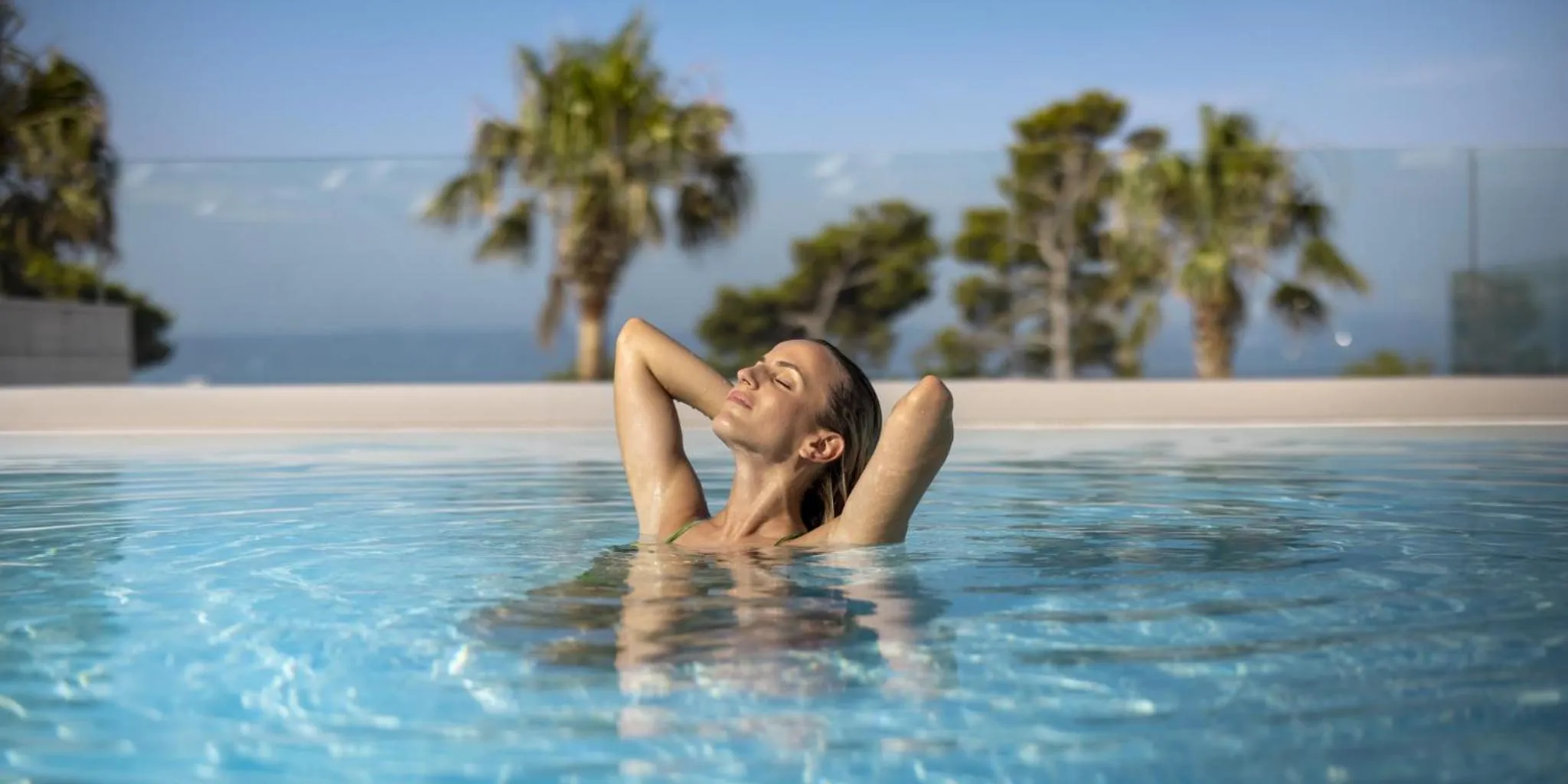 Swimming pool in Aminess Laurel Khalani Hotel