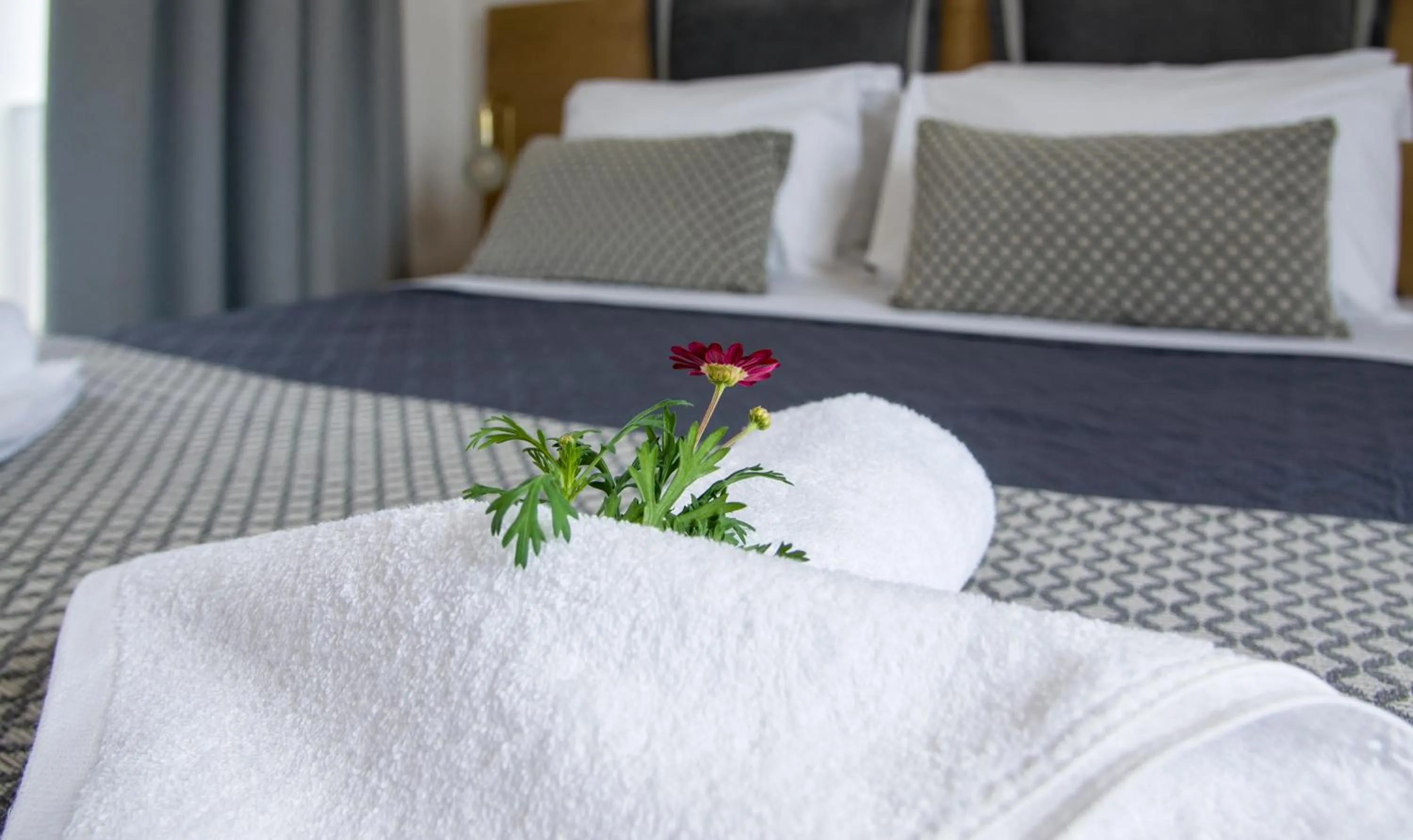 Bed in Deluxe City Hotel