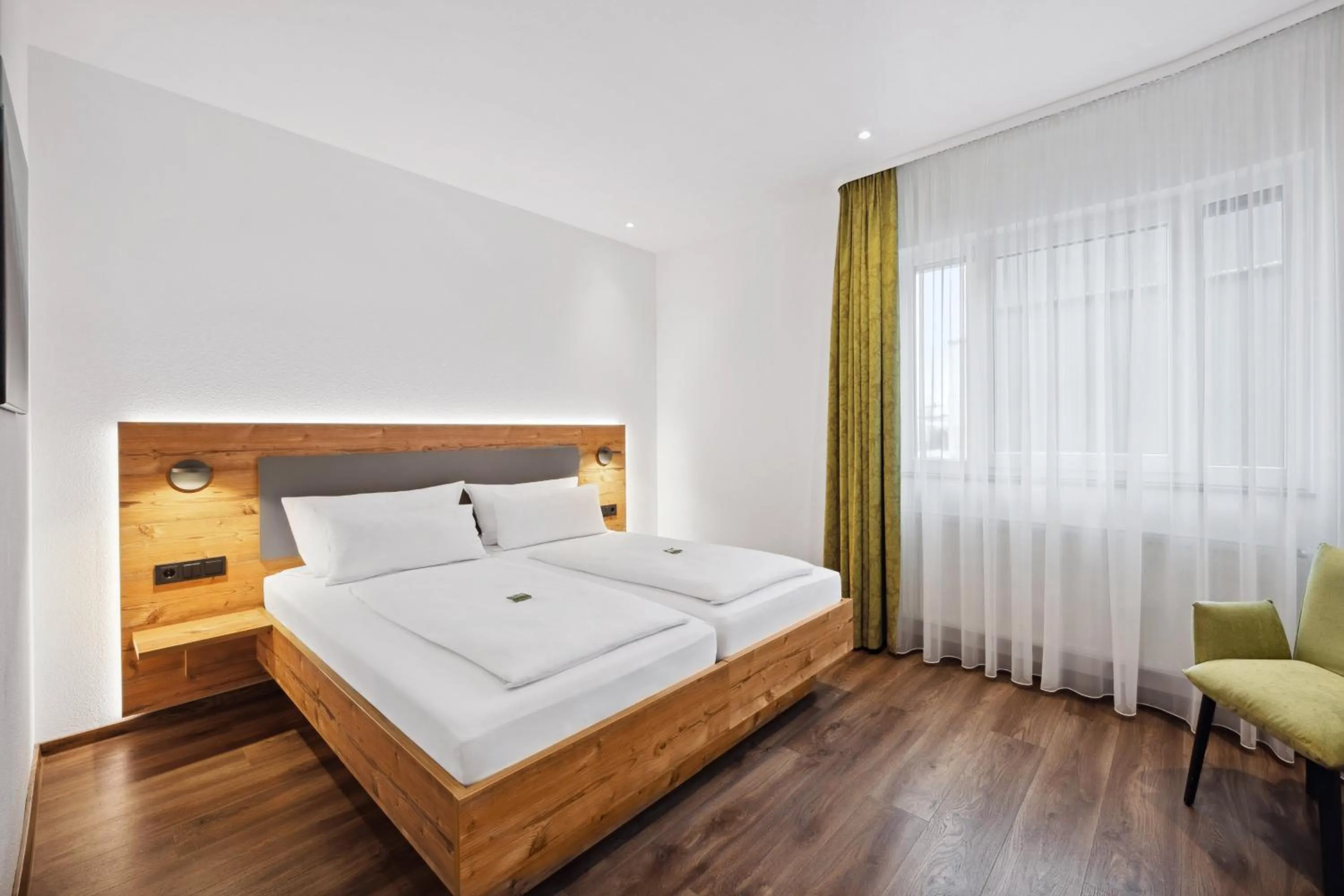 Bed in Hotel Zeppelin