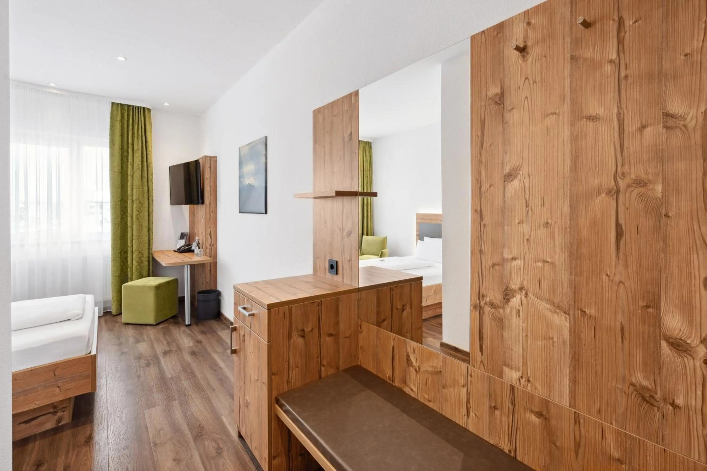 Bed in Hotel Zeppelin