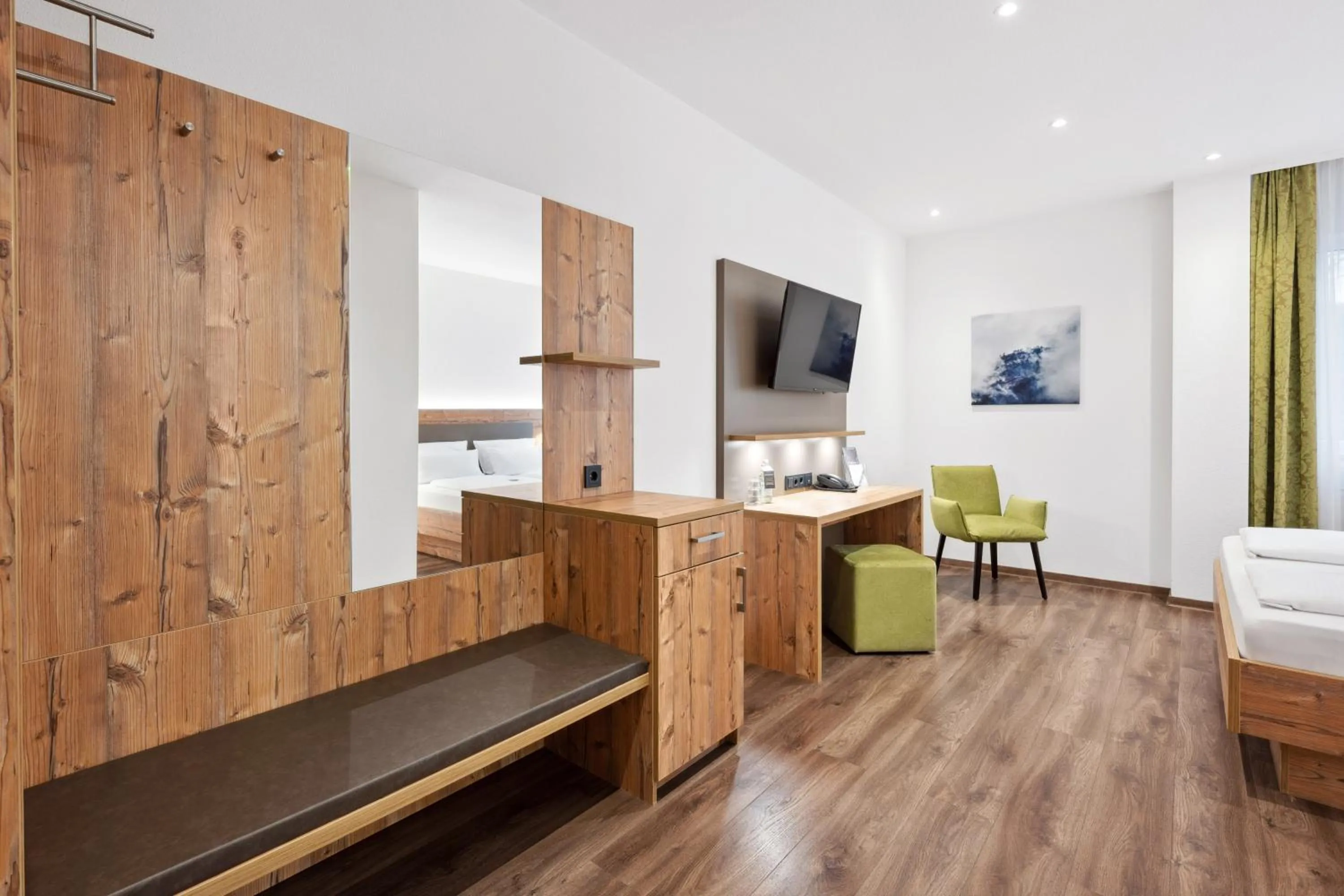 Bed in Hotel Zeppelin