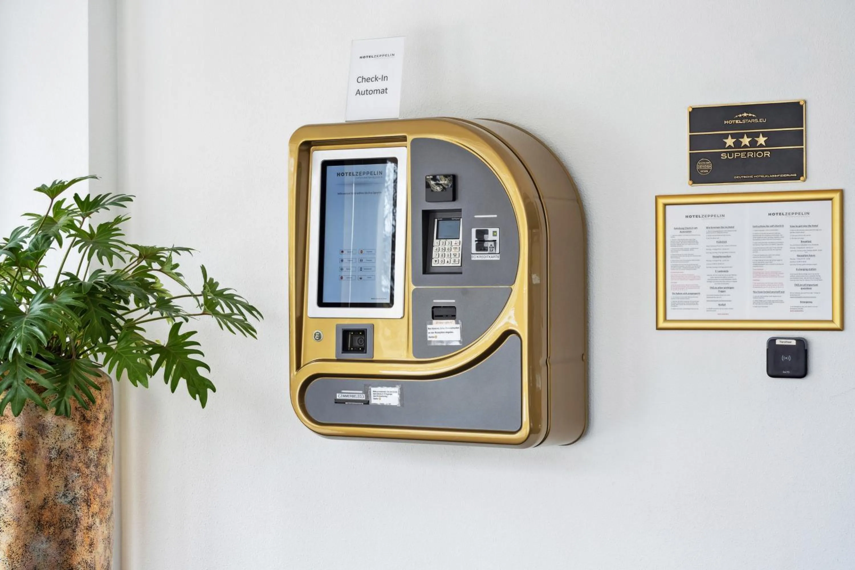 Lobby or reception in Hotel Zeppelin